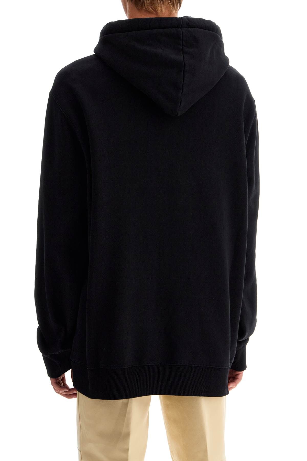 Shop Lanvin Oversized Hoodie With Hood In Black