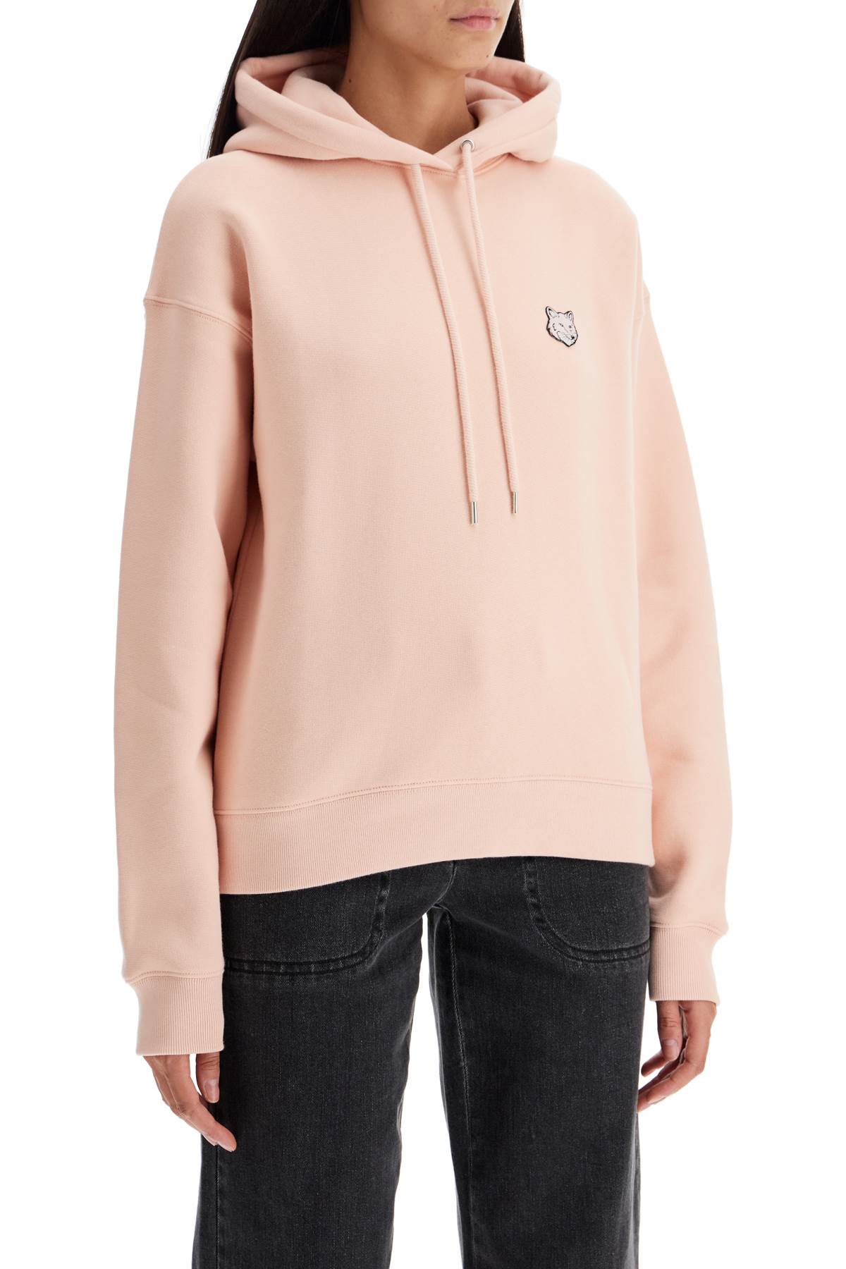 Shop Maison Kitsuné "bold Fox Head Comfort Fit Sweatshirt In Pink