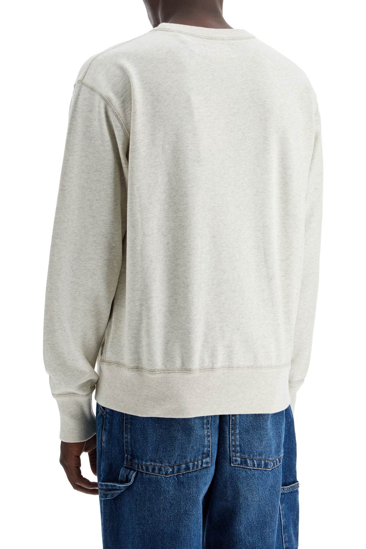 Shop Marant Mike Crew-neck Sweatshirt In Grey