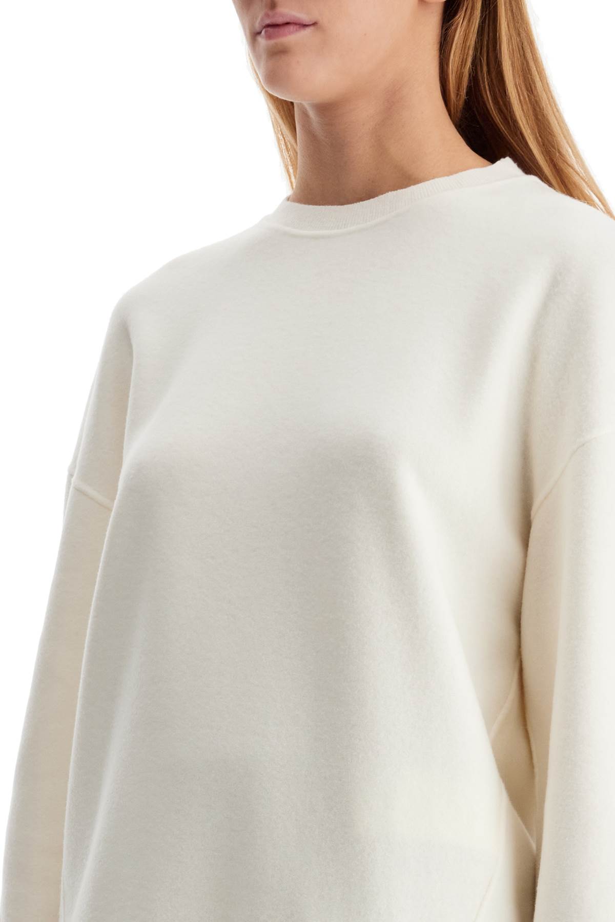 Shop Max Mara 'elvira' Wool And Cashmere Jersey In White