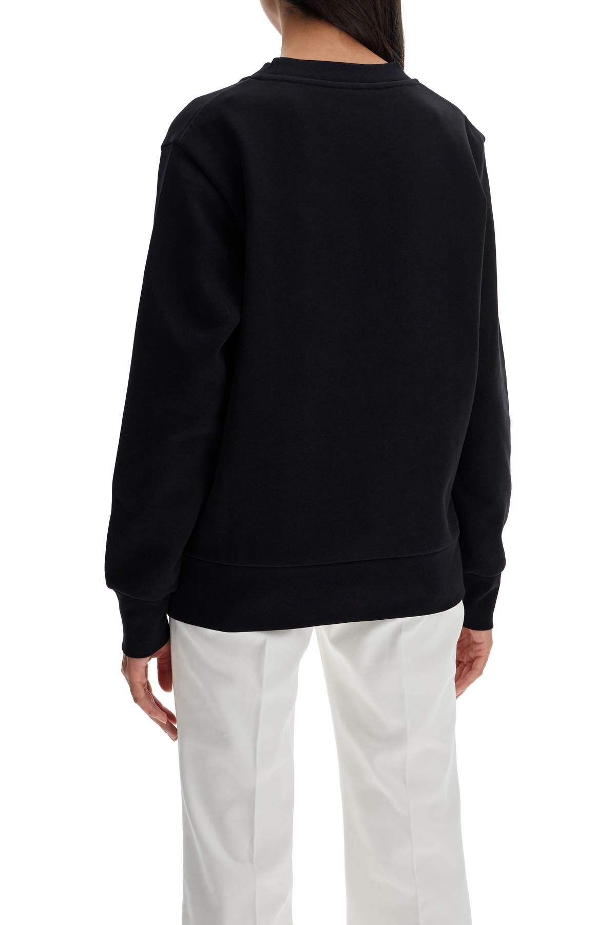 Shop Moncler "sweatshirt With Rhin In Black