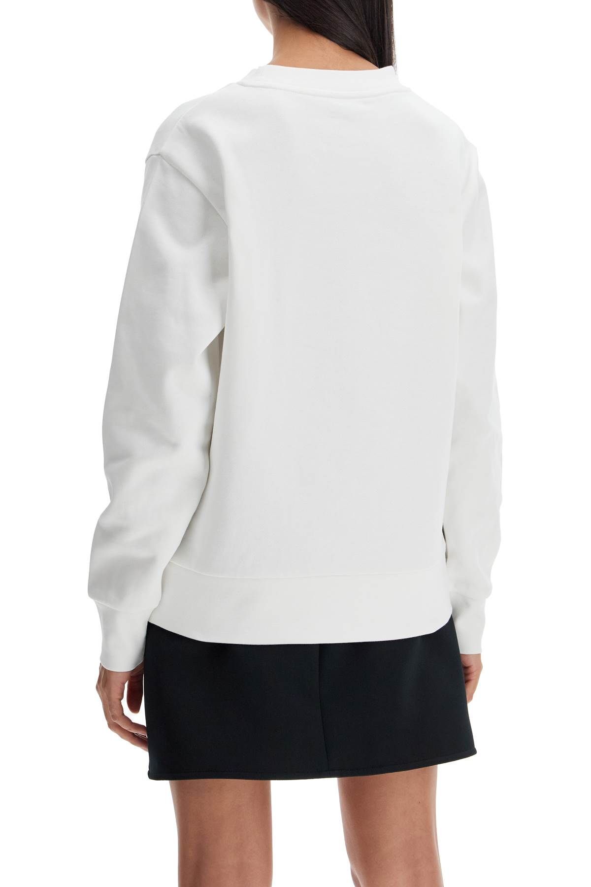 Shop Moncler "sweatshirt With Rhin In White