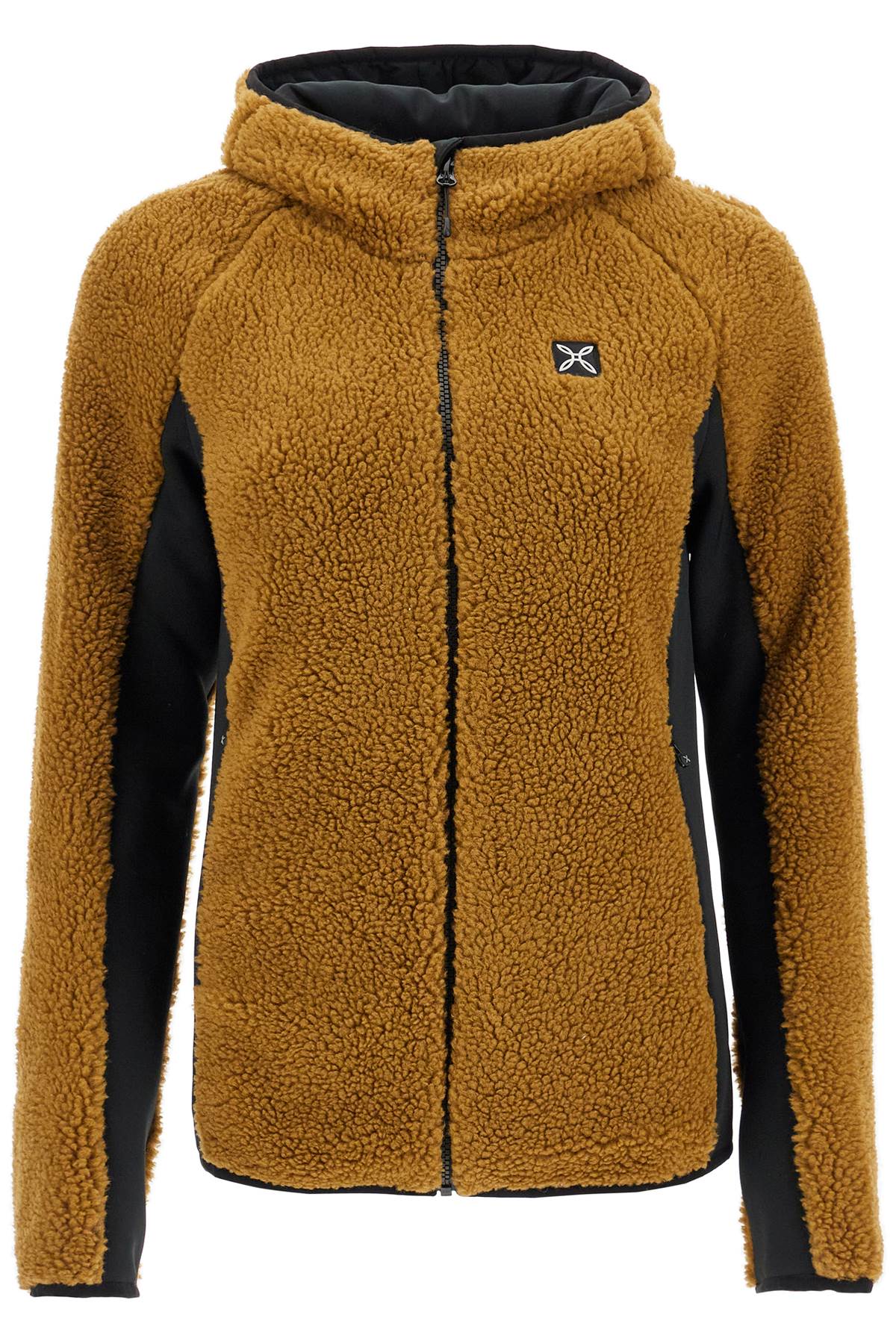 Shop Montura Sherpa Zip-up Sweatshirt In Brown