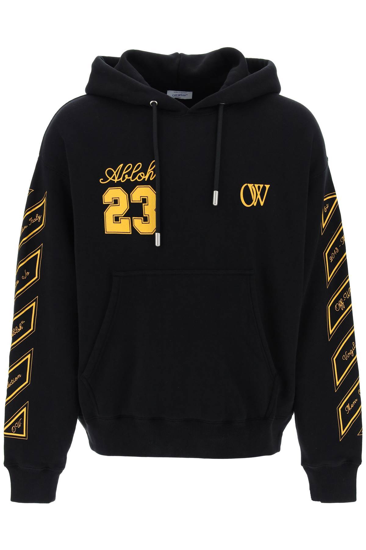 Shop Off-white Skated Hoodie With Ow 23 Logo In Black