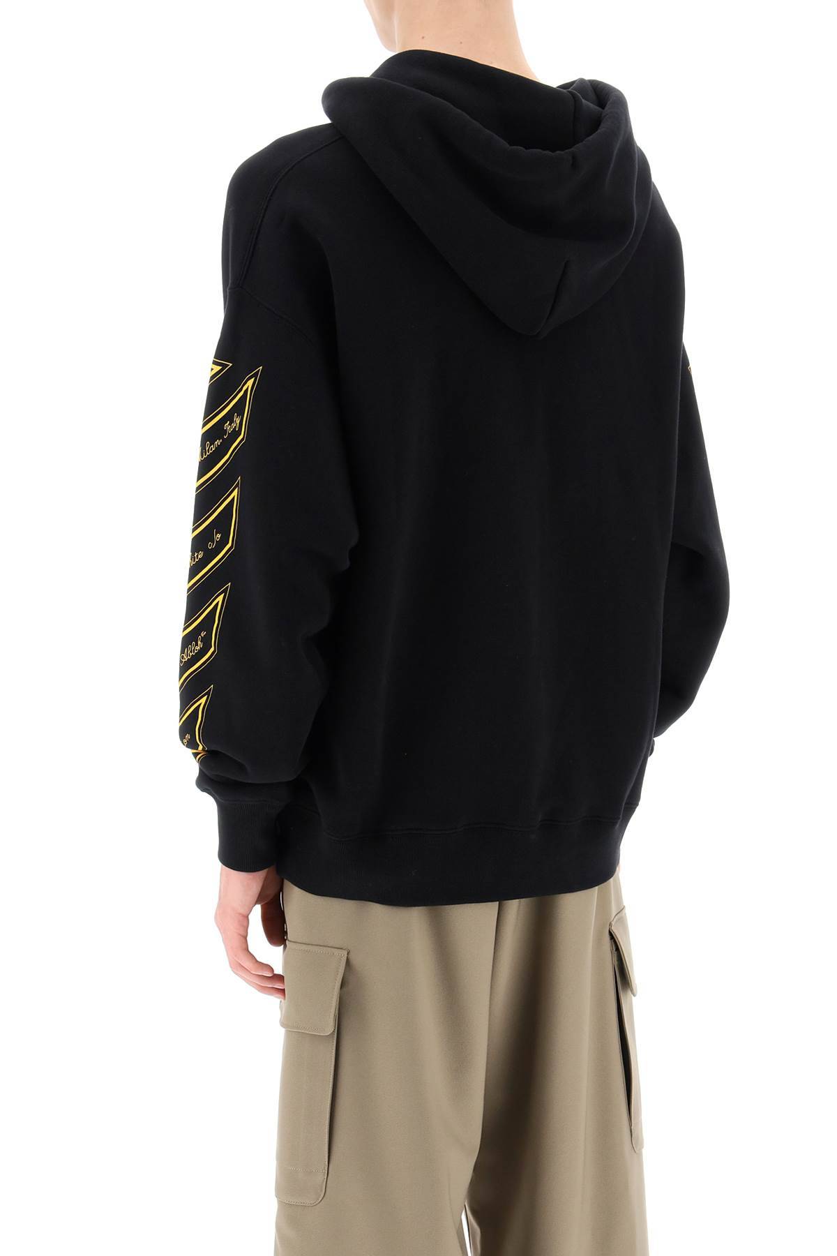 Shop Off-white Skated Hoodie With Ow 23 Logo In Black