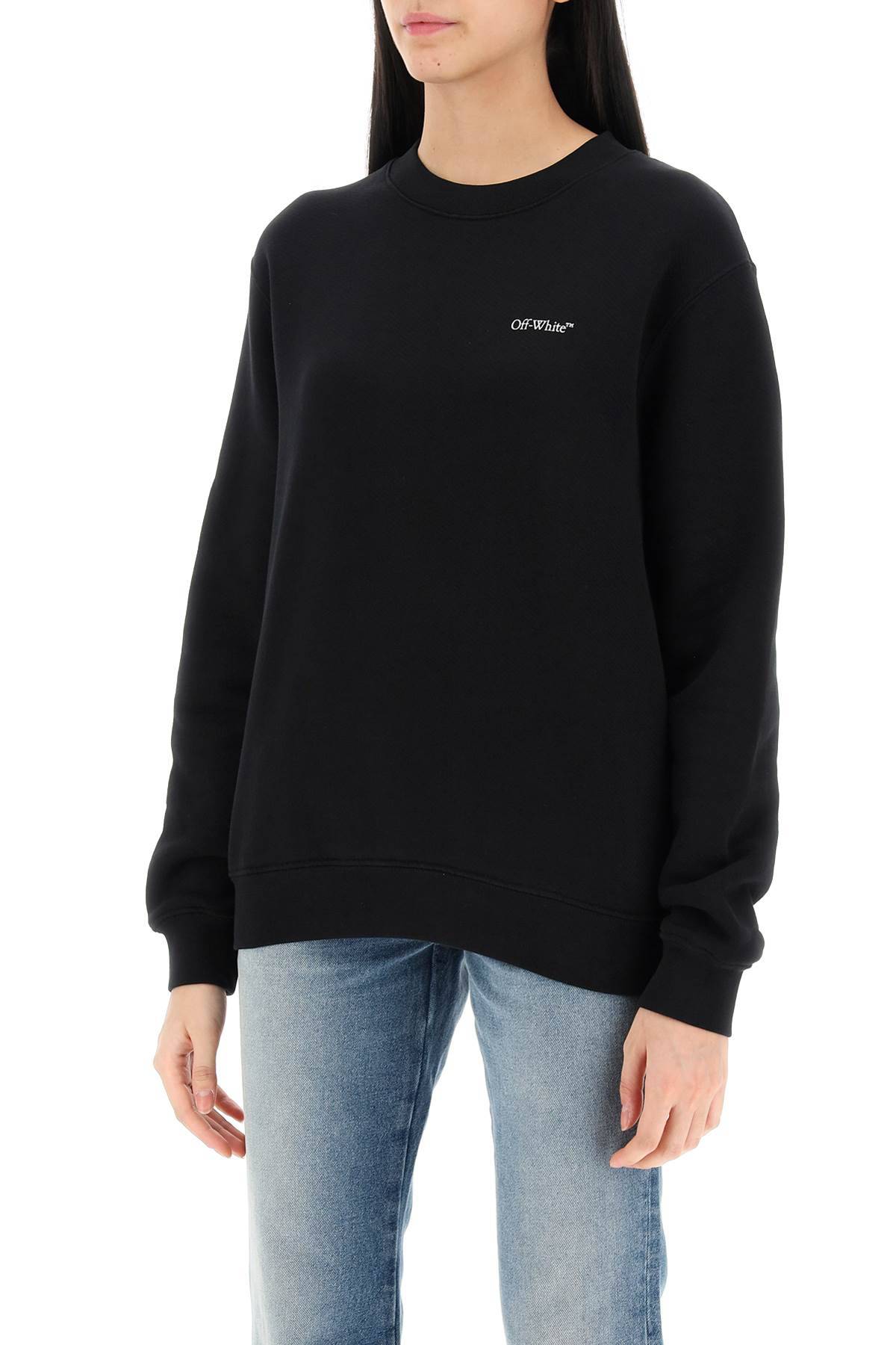 Shop Off-white X-ray Arrow Crewneck Sweatshirt In Black