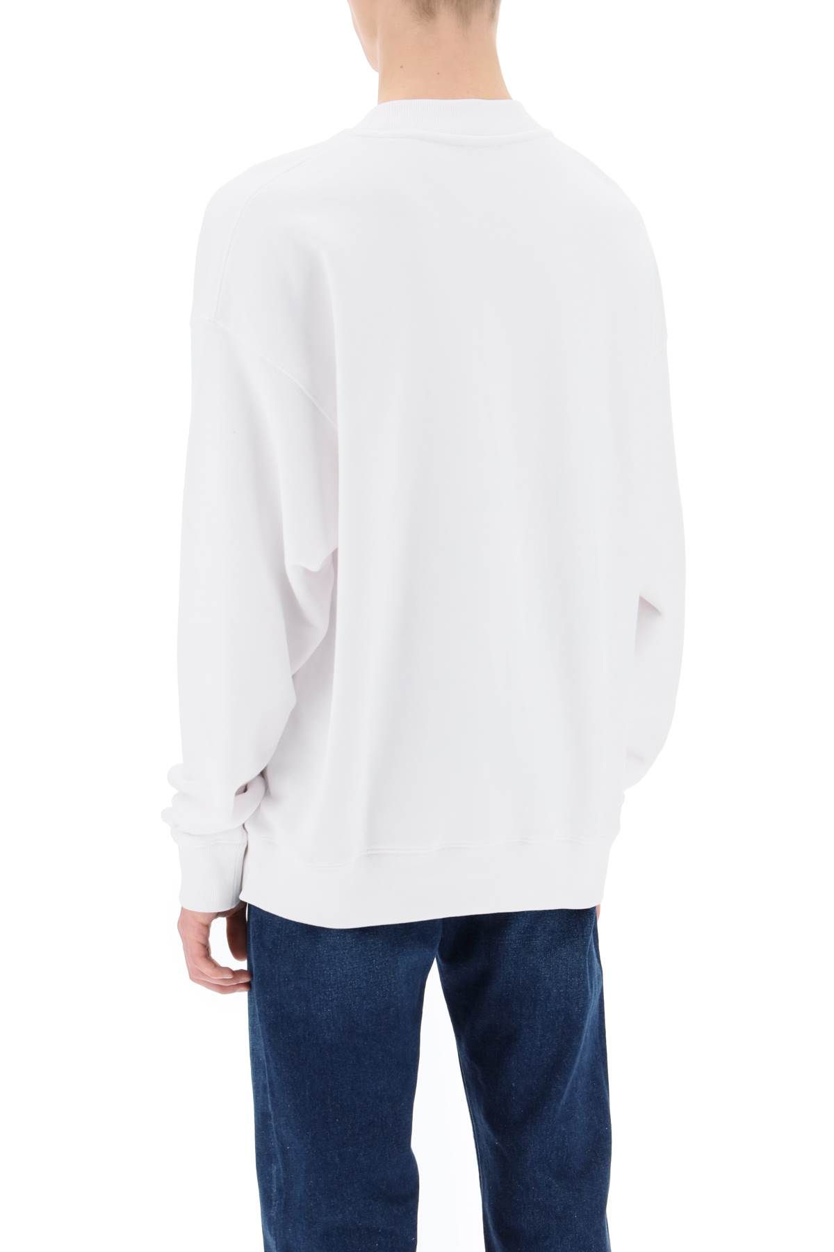 Shop Off-white Skate Sweatshirt With Off Logo In White