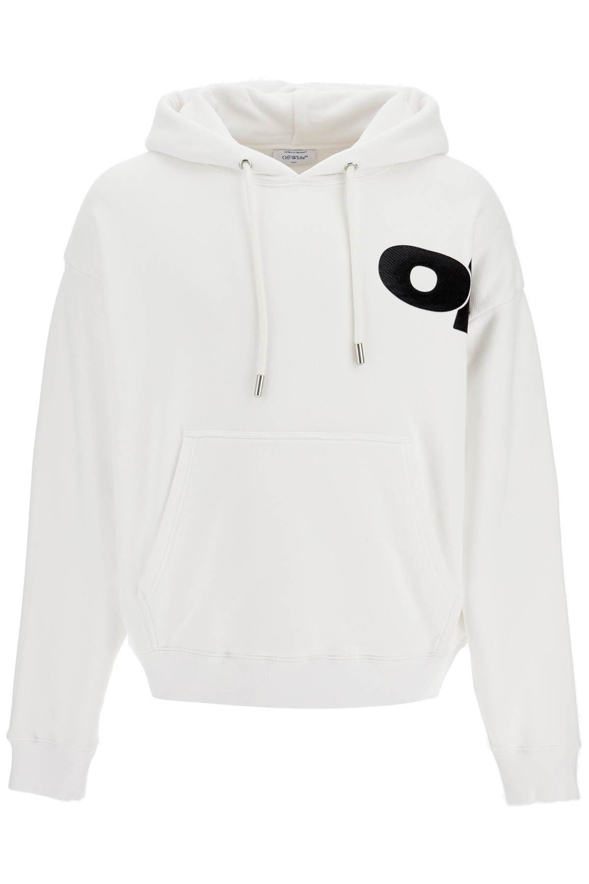 Shop Off-white Hooded Sweatshirt With Shared In White