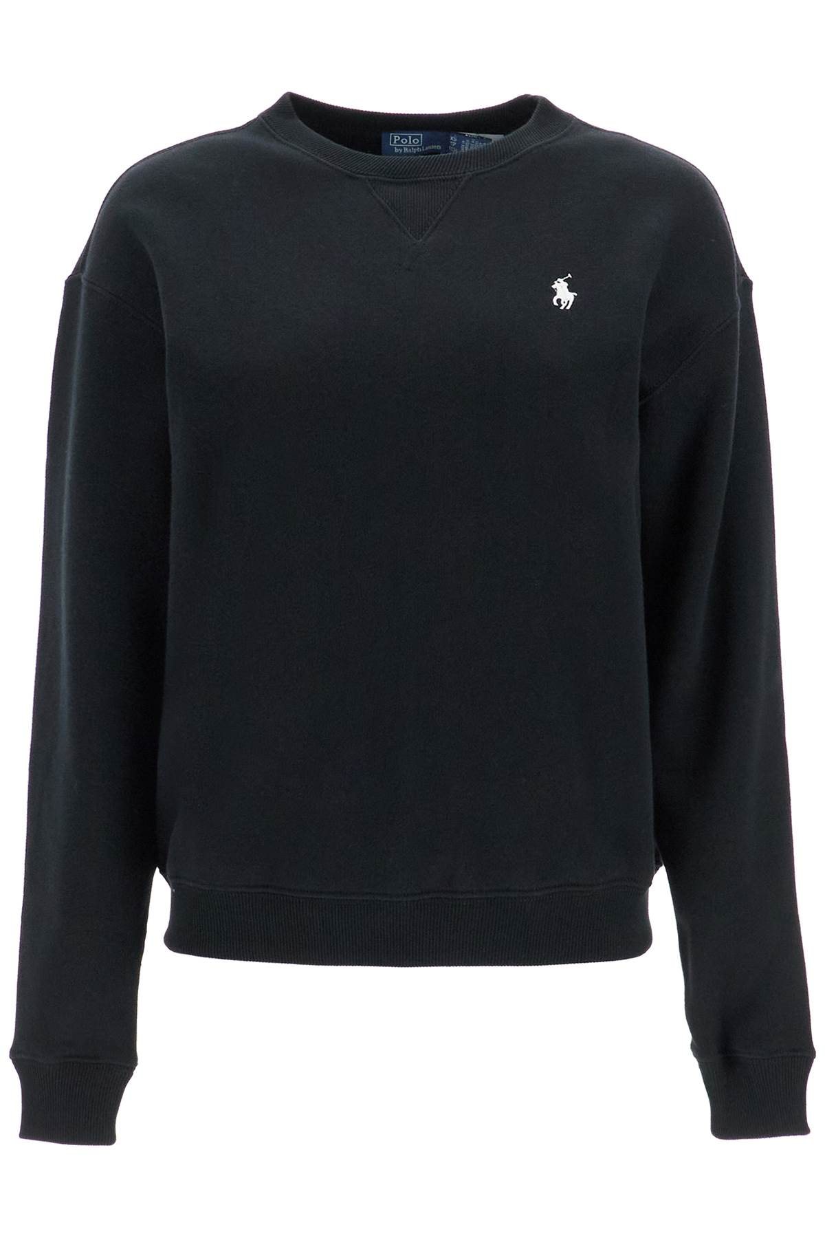 Shop Polo Ralph Lauren Loose Fit Sweatshirt In Black