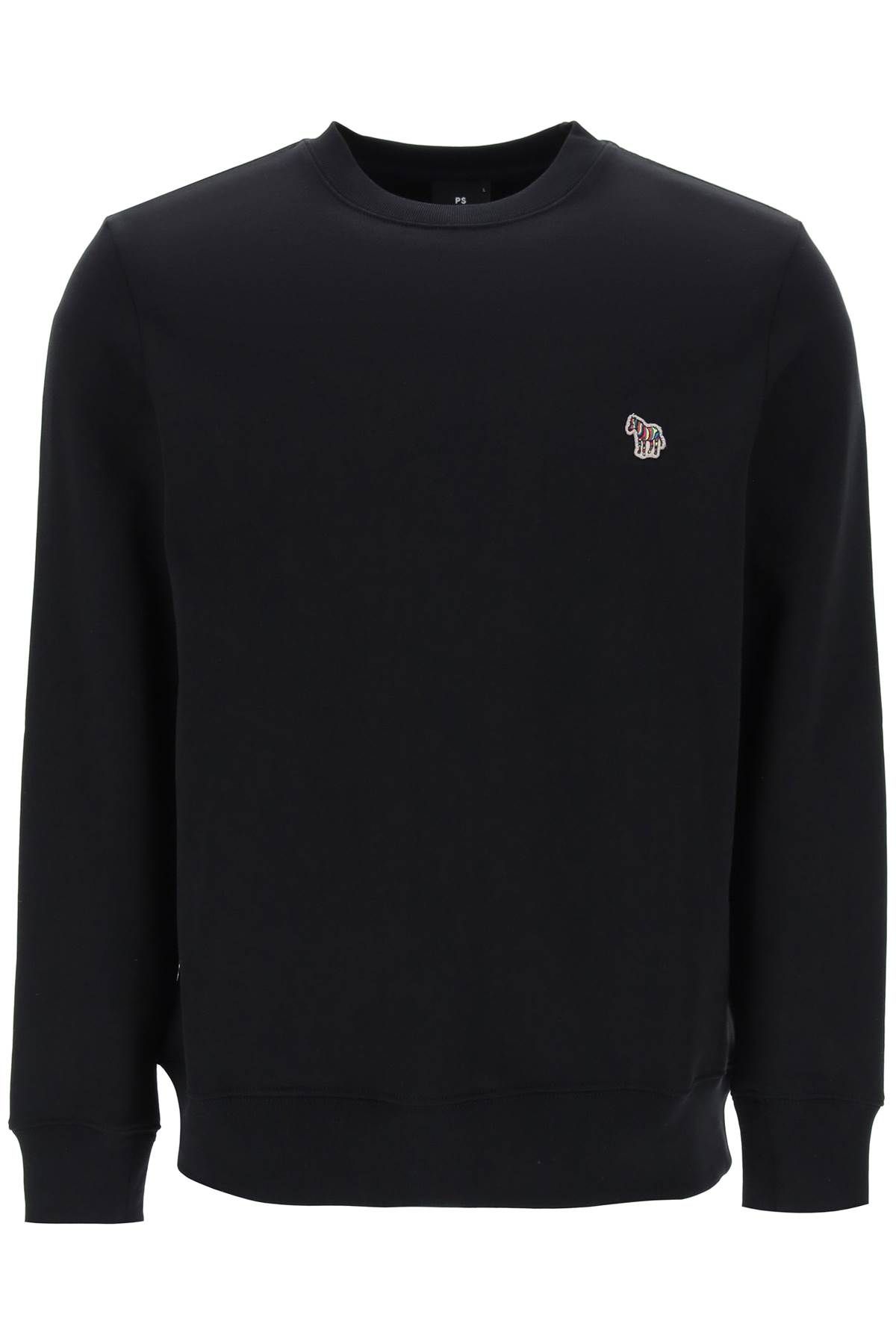 Shop Ps By Paul Smith Zebra Logo Sweatshirt With Zebra Logo In Black