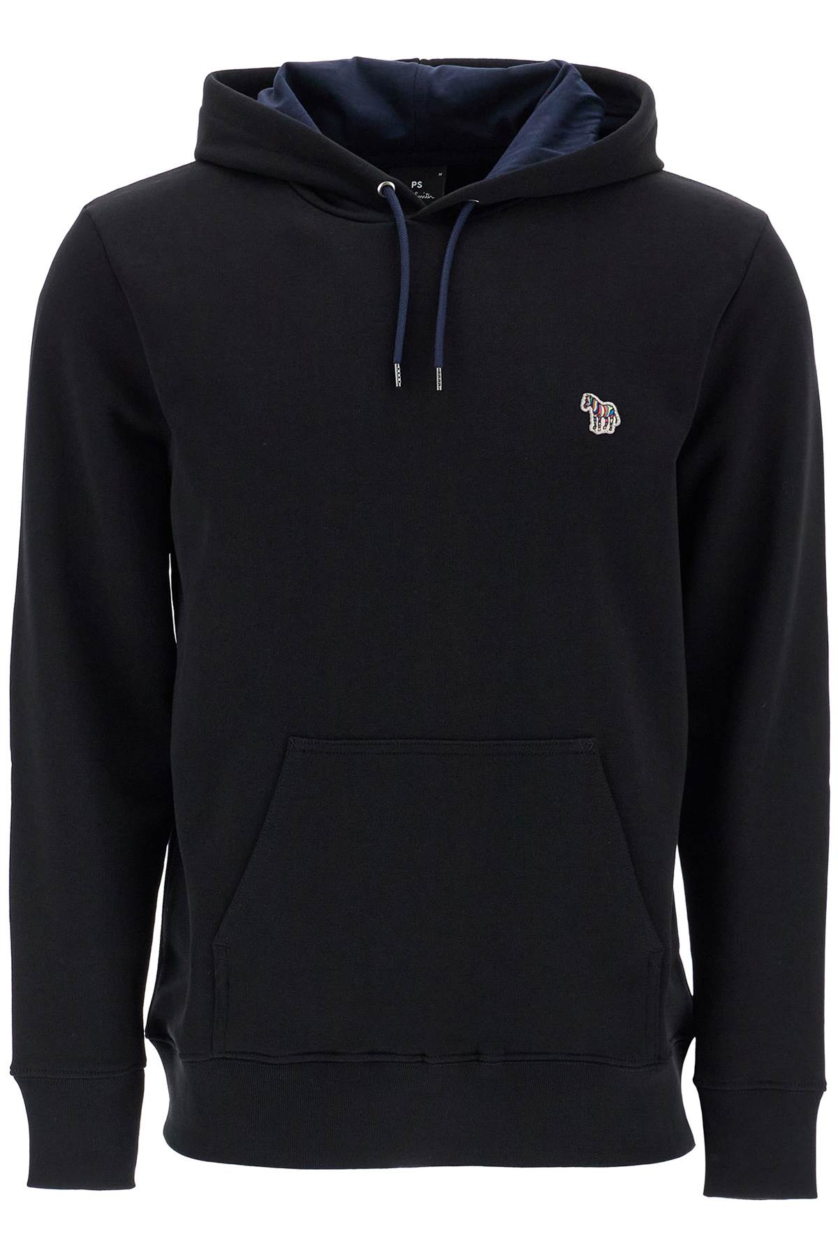 Shop Ps By Paul Smith Organic Cotton Hoodie With Hood In Black