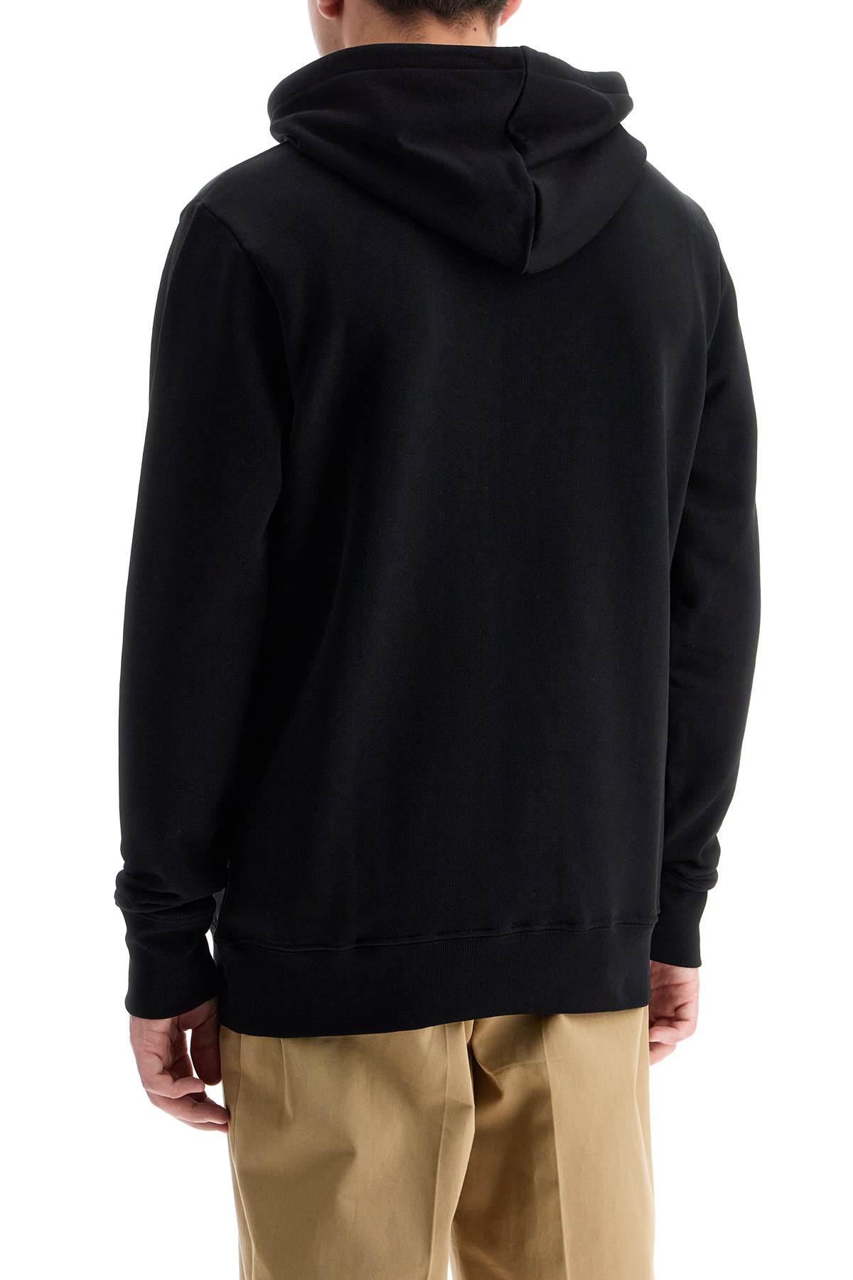 Shop Ps By Paul Smith Organic Cotton Hoodie With Hood In Black