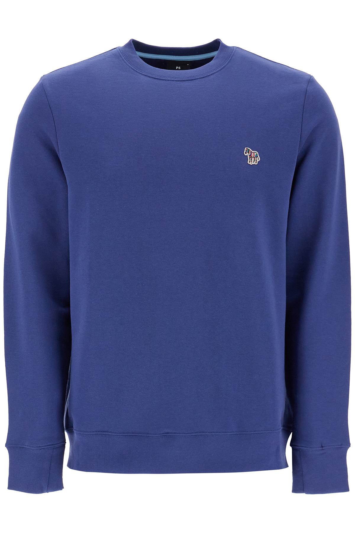 Shop Ps By Paul Smith Zebra Patch Crewneck Sweatshirt In Purple