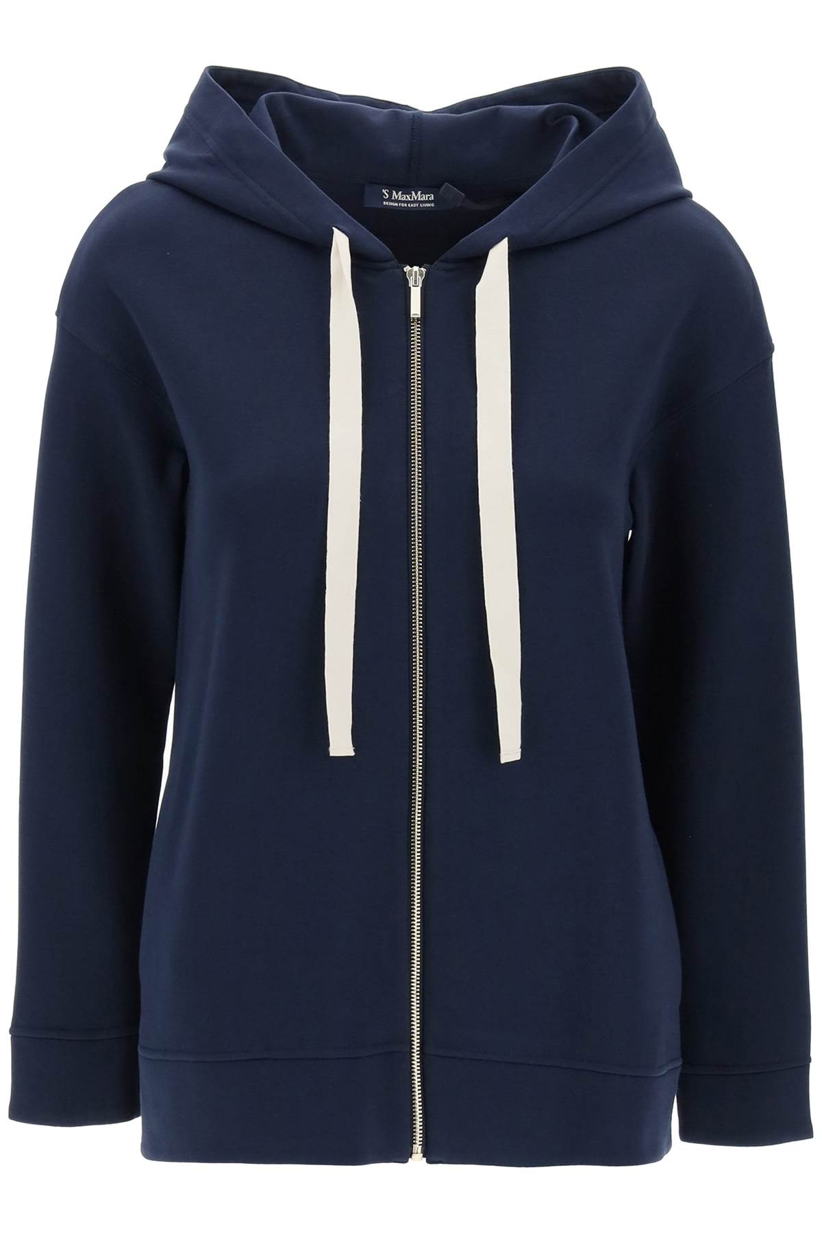 Shop 's Max Mara Zuai Hooded Sweatshirt In Blue