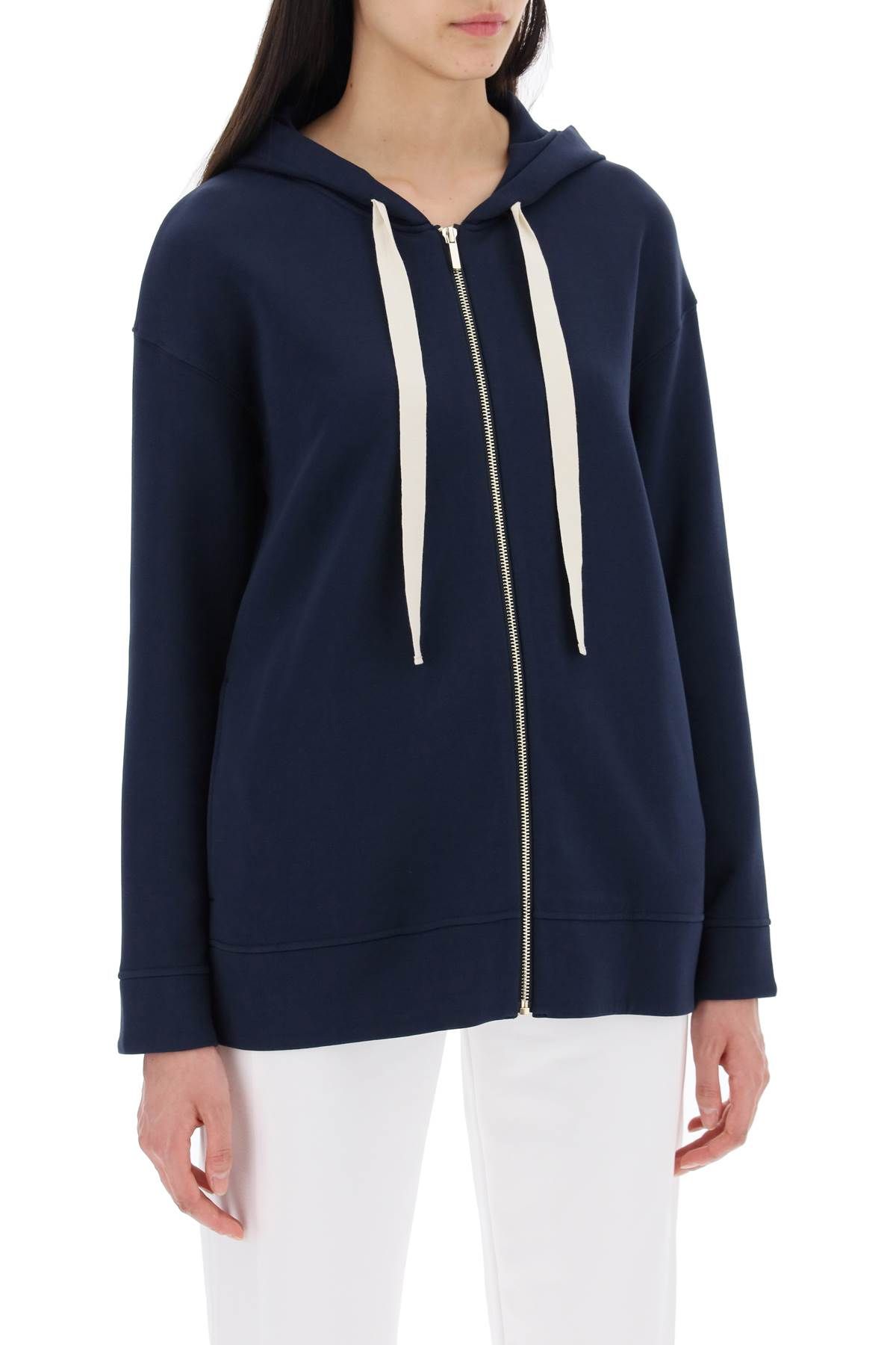 Shop 's Max Mara Zuai Hooded Sweatshirt In Blue