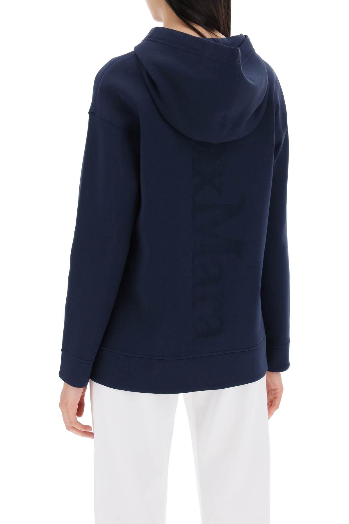 Shop 's Max Mara Zuai Hooded Sweatshirt In Blue