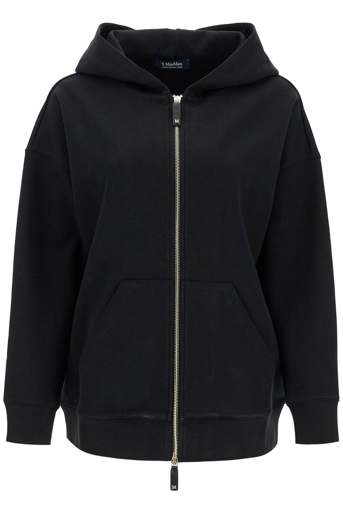 ‘S MAX MARA oversized hoodie with double hood