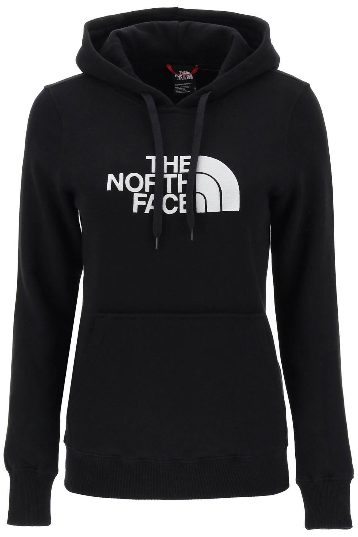 Shop The North Face 'drew Peak' Hoodie With Logo Embroidery In Black