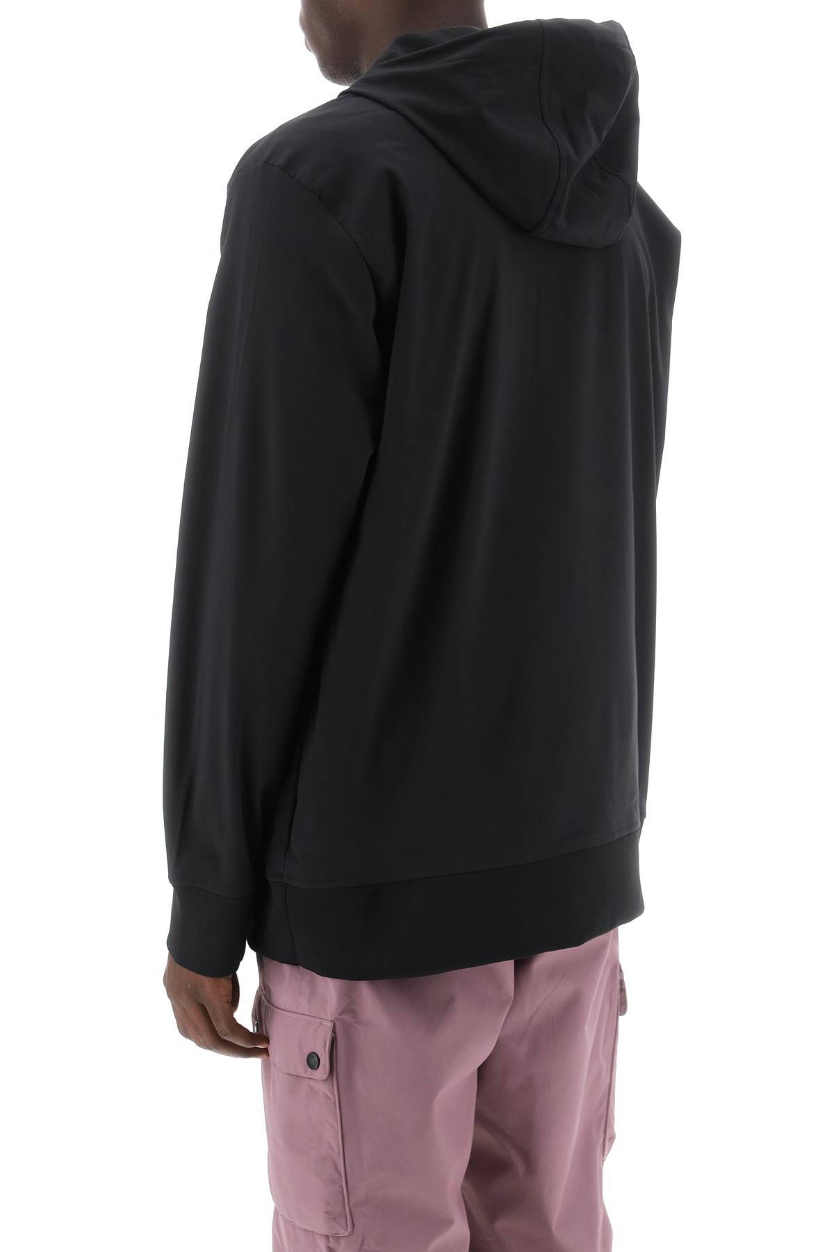 Shop The North Face Techno Hoodie With Logo Print In Black