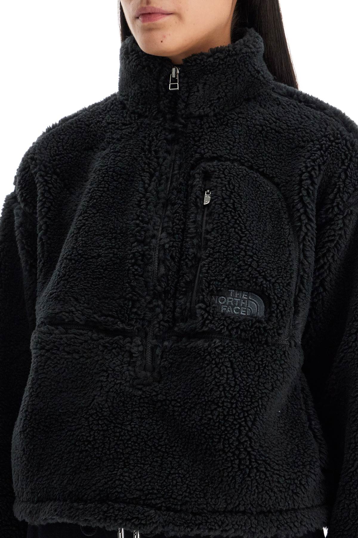 Shop The North Face Extreme Pile Boxy Sweat In Black