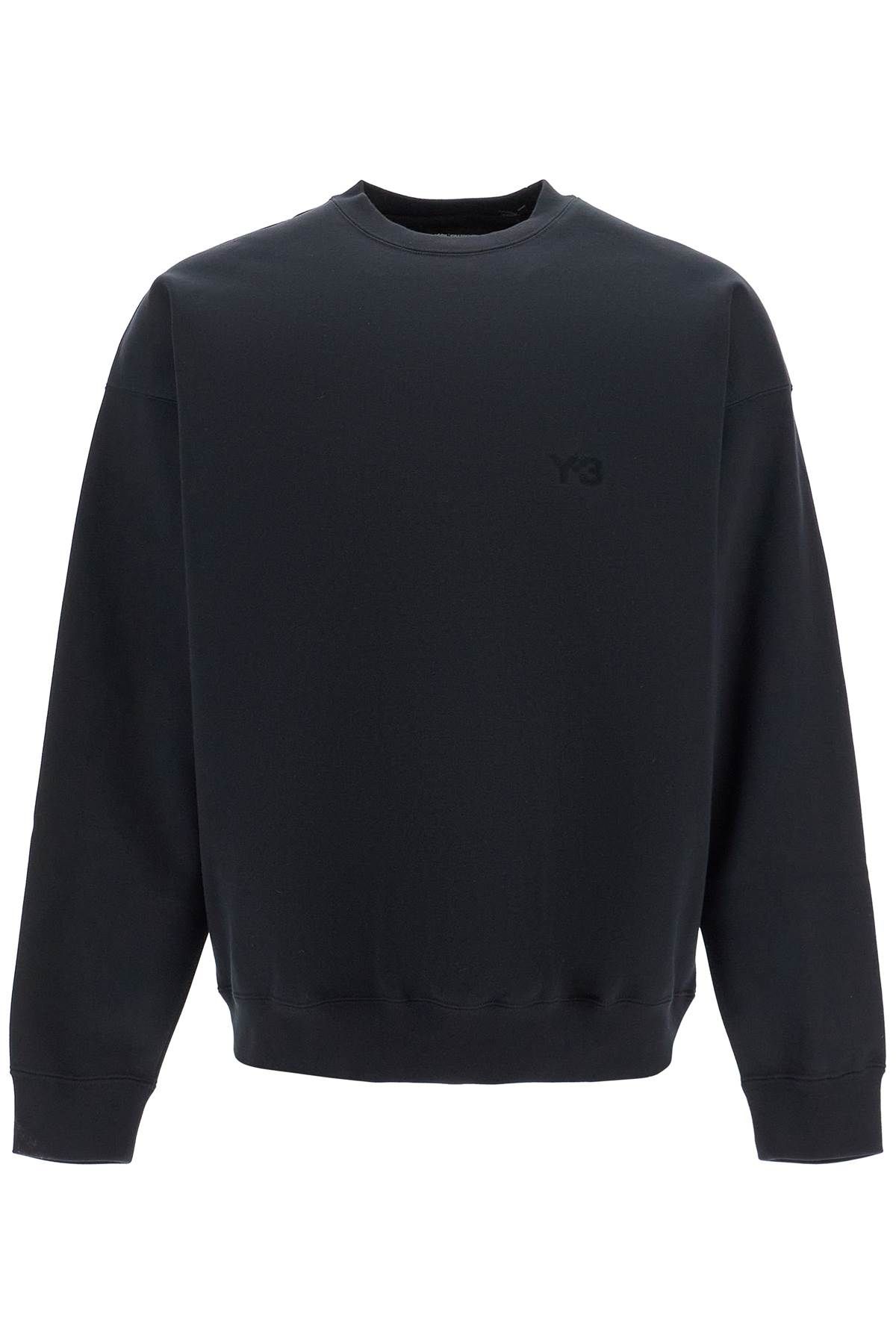 Shop Y-3 Oversized Crewneck In Black