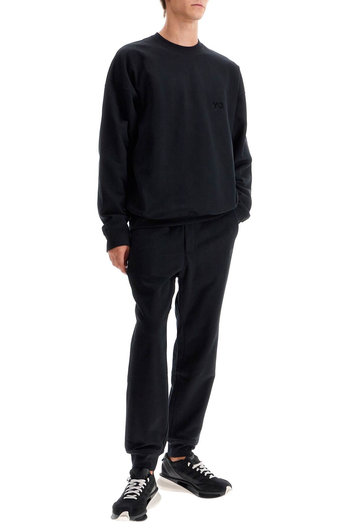 Shop Y-3 Oversized Crewneck In Black