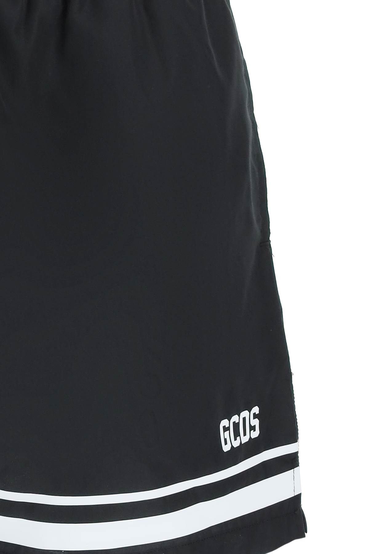 Shop Gcds Logo Swimtrunks In Black
