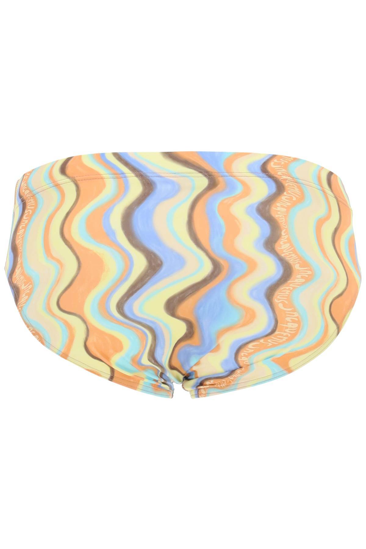 Shop Jacquemus 'desert Waves' Swim Briefs In Multicolor