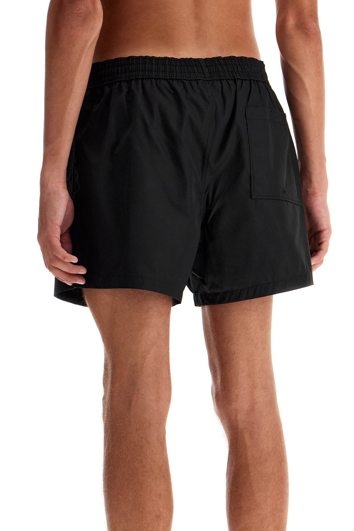 Shop Off-white Surfer Sea Bermuda Shorts In Black