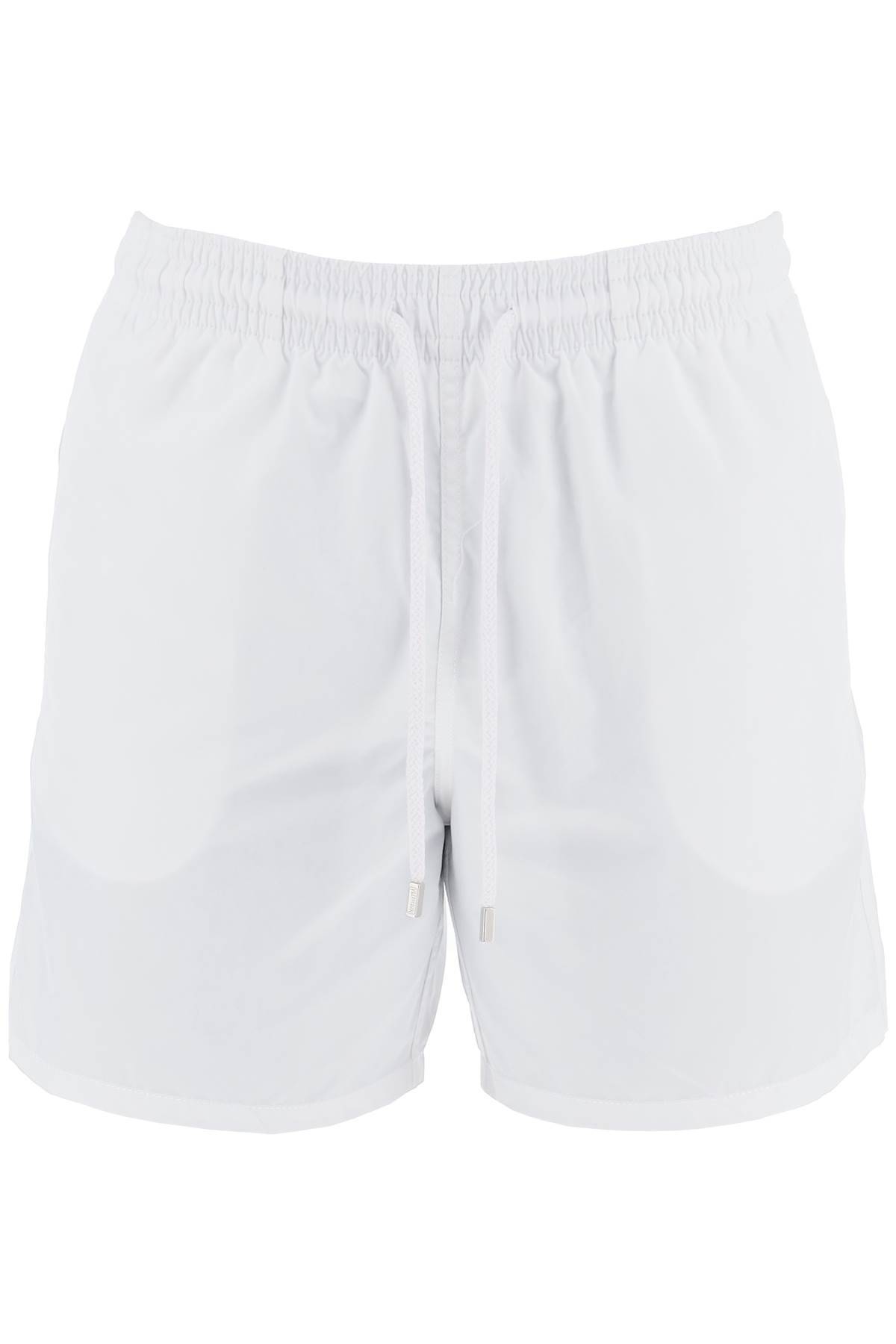 Shop Vilebrequin Moorea Sea Bermuda Shorts In White