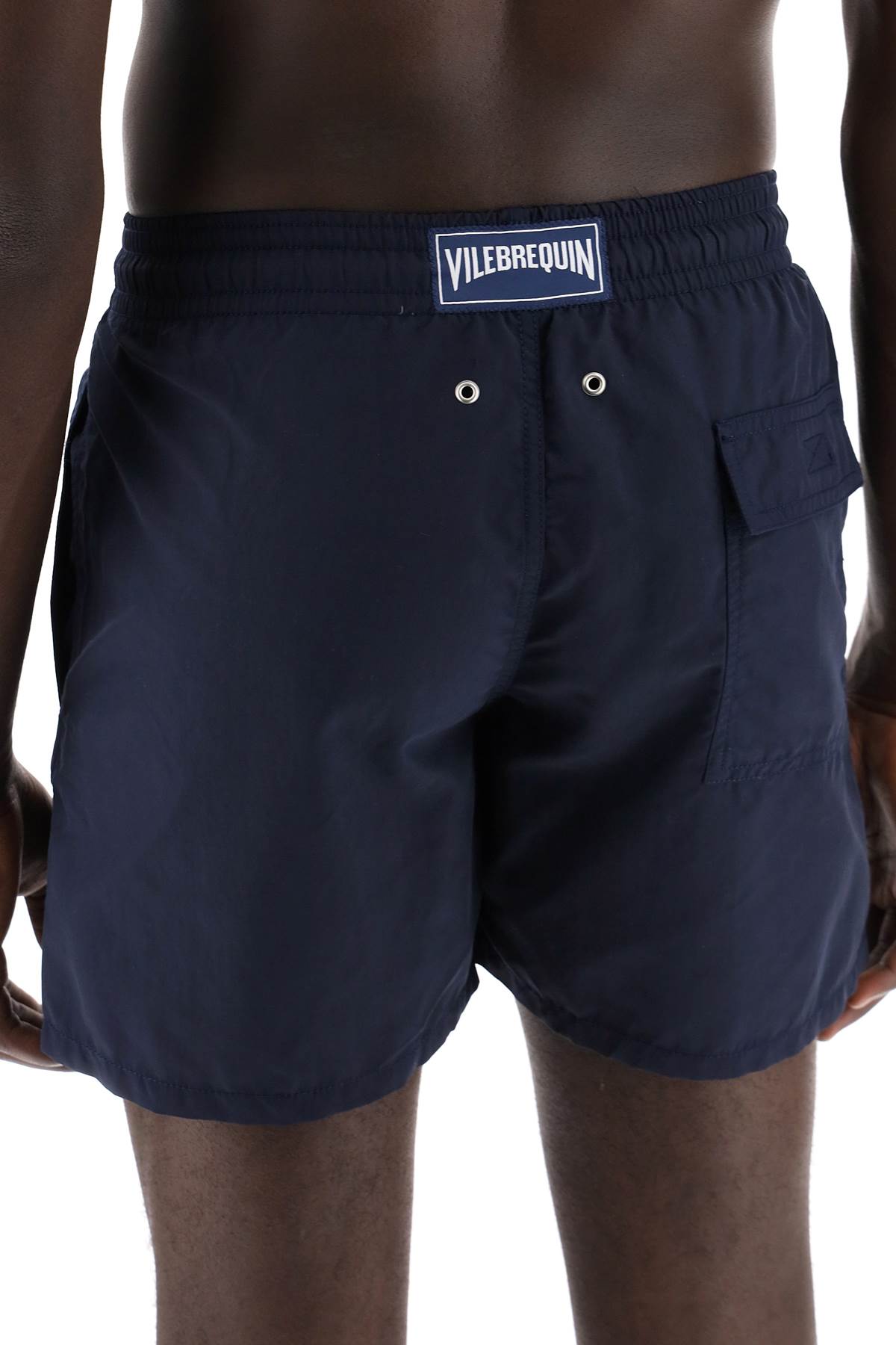 Shop Vilebrequin Moorea Sea Bermuda Shorts In Blue
