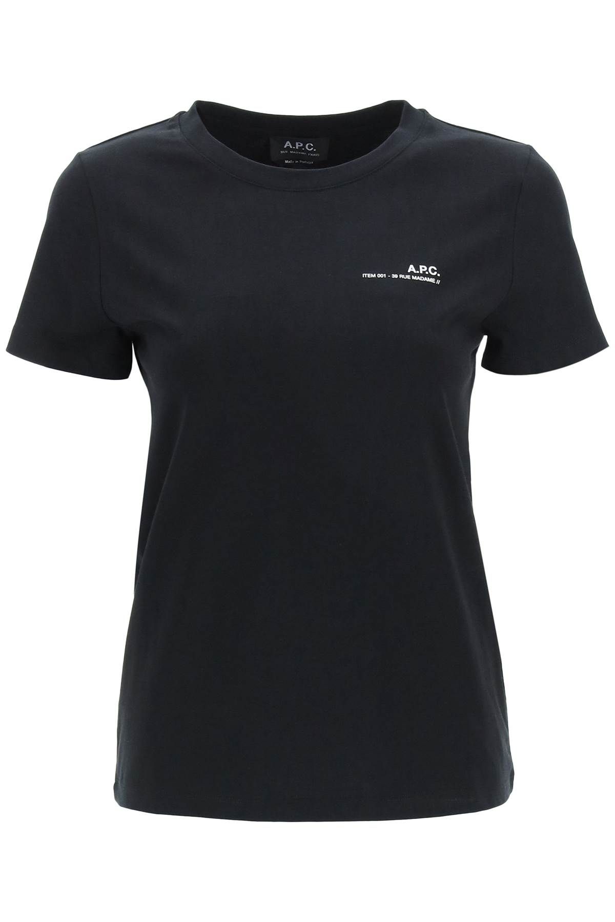 Shop Apc Item T-shirt In Black