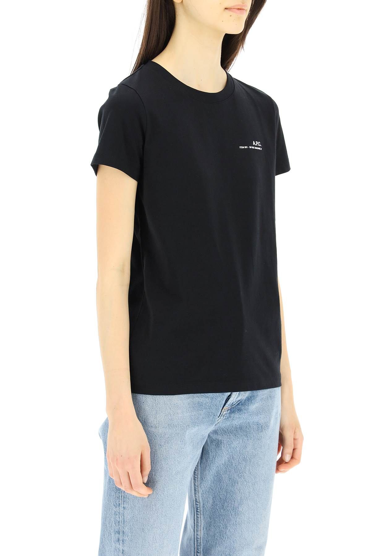 Shop Apc Item T-shirt In Black