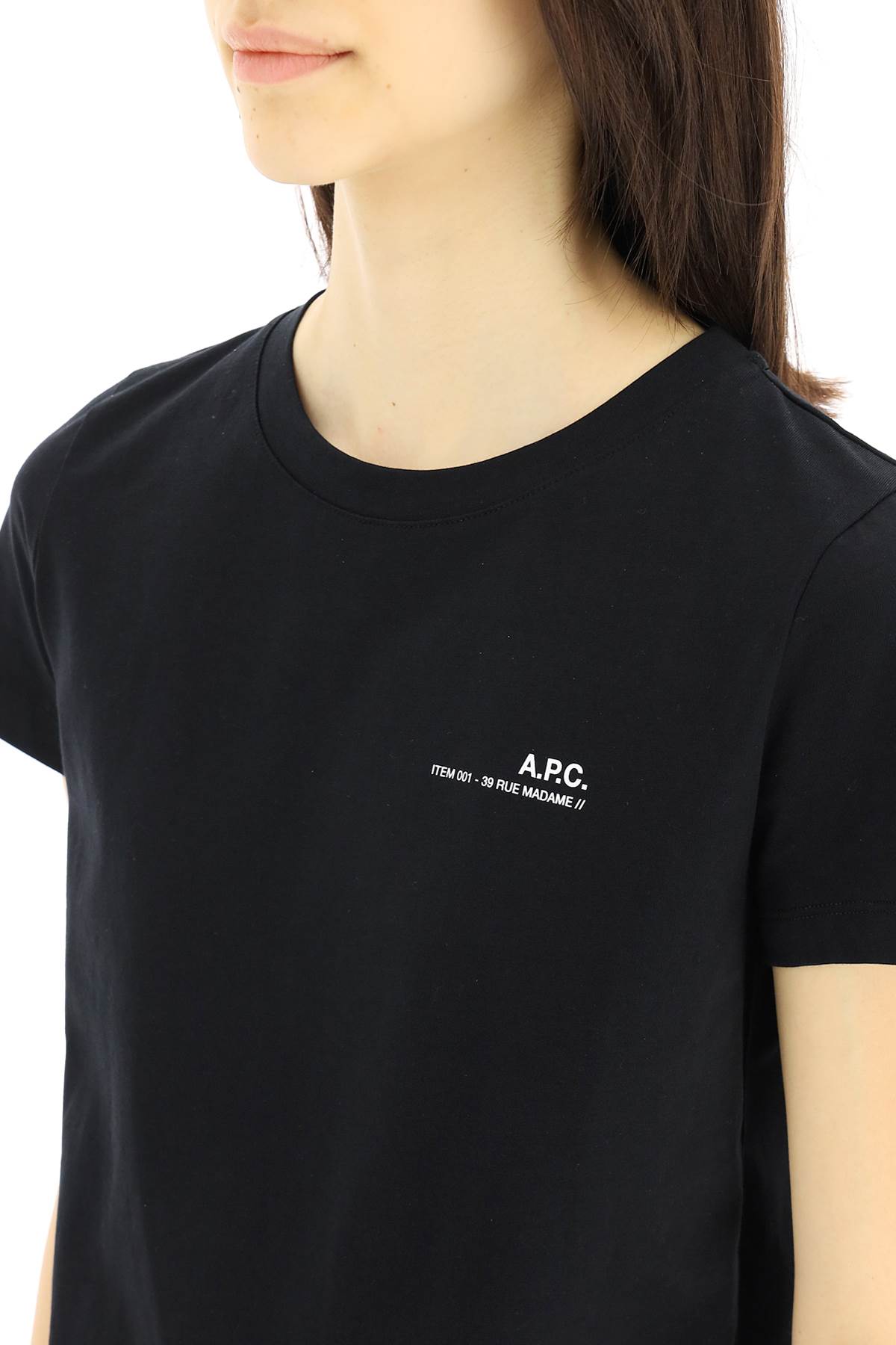 Shop Apc Item T-shirt In Black