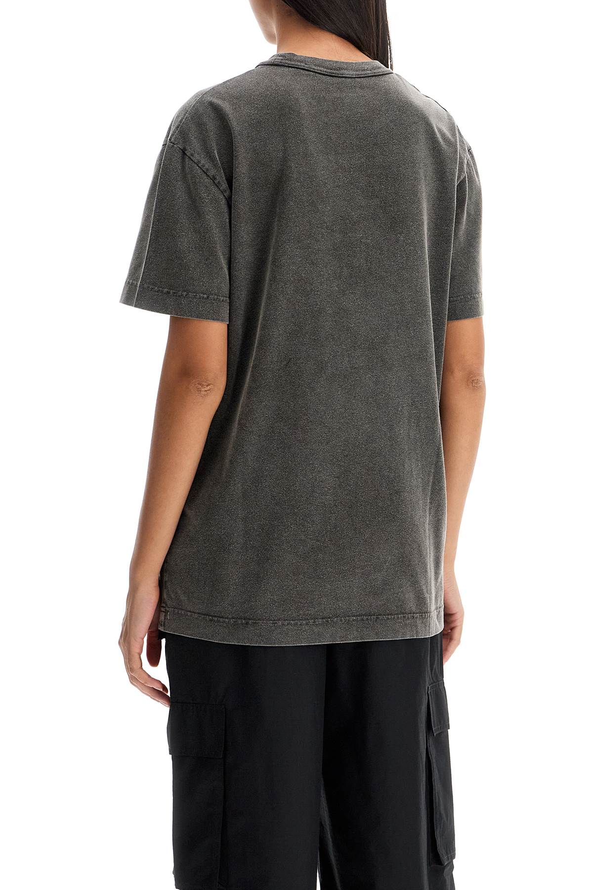 Shop Alexander Wang Vintage Skyline T-shirt With In Grey