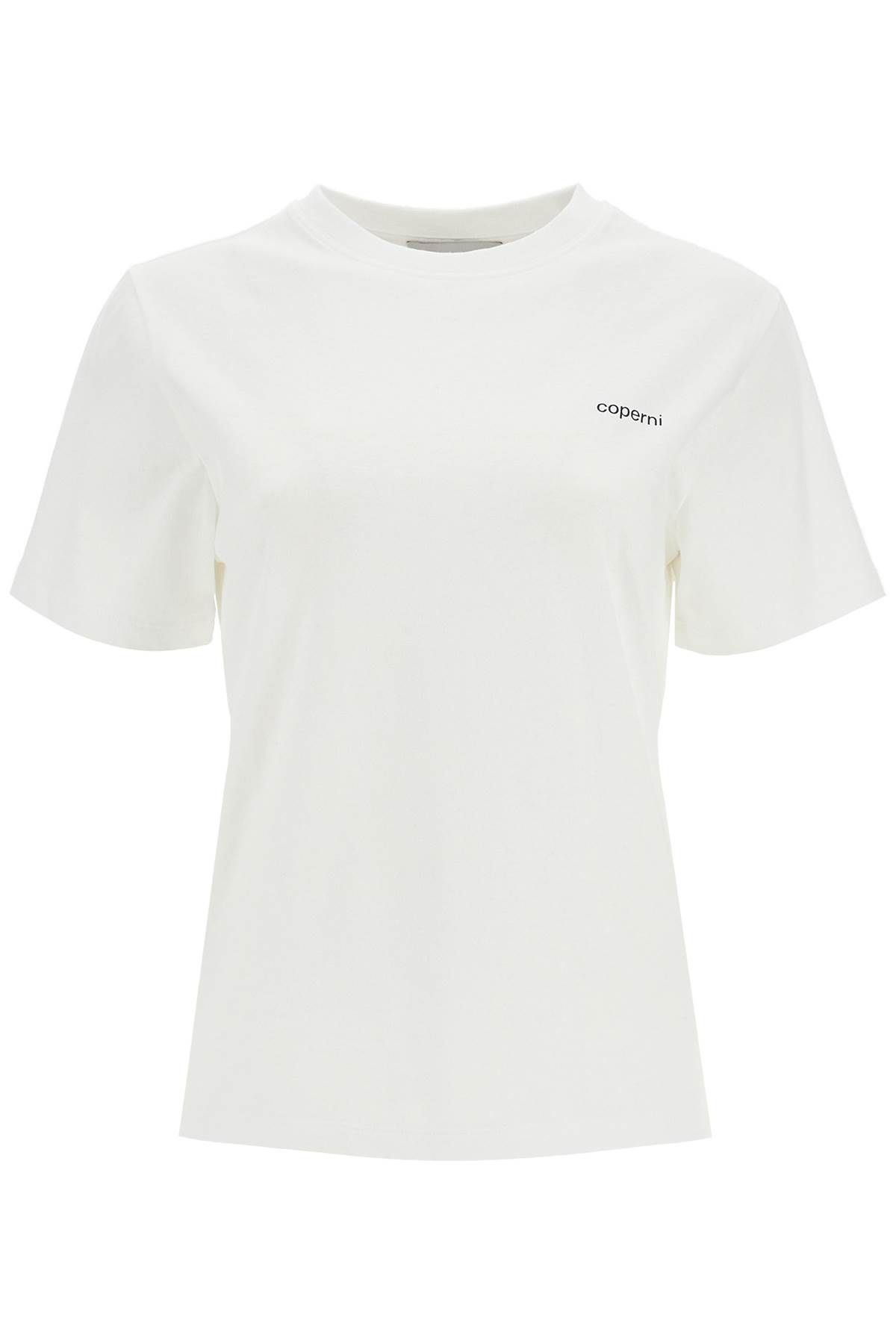 Shop Coperni Boxy Crewneck T In White