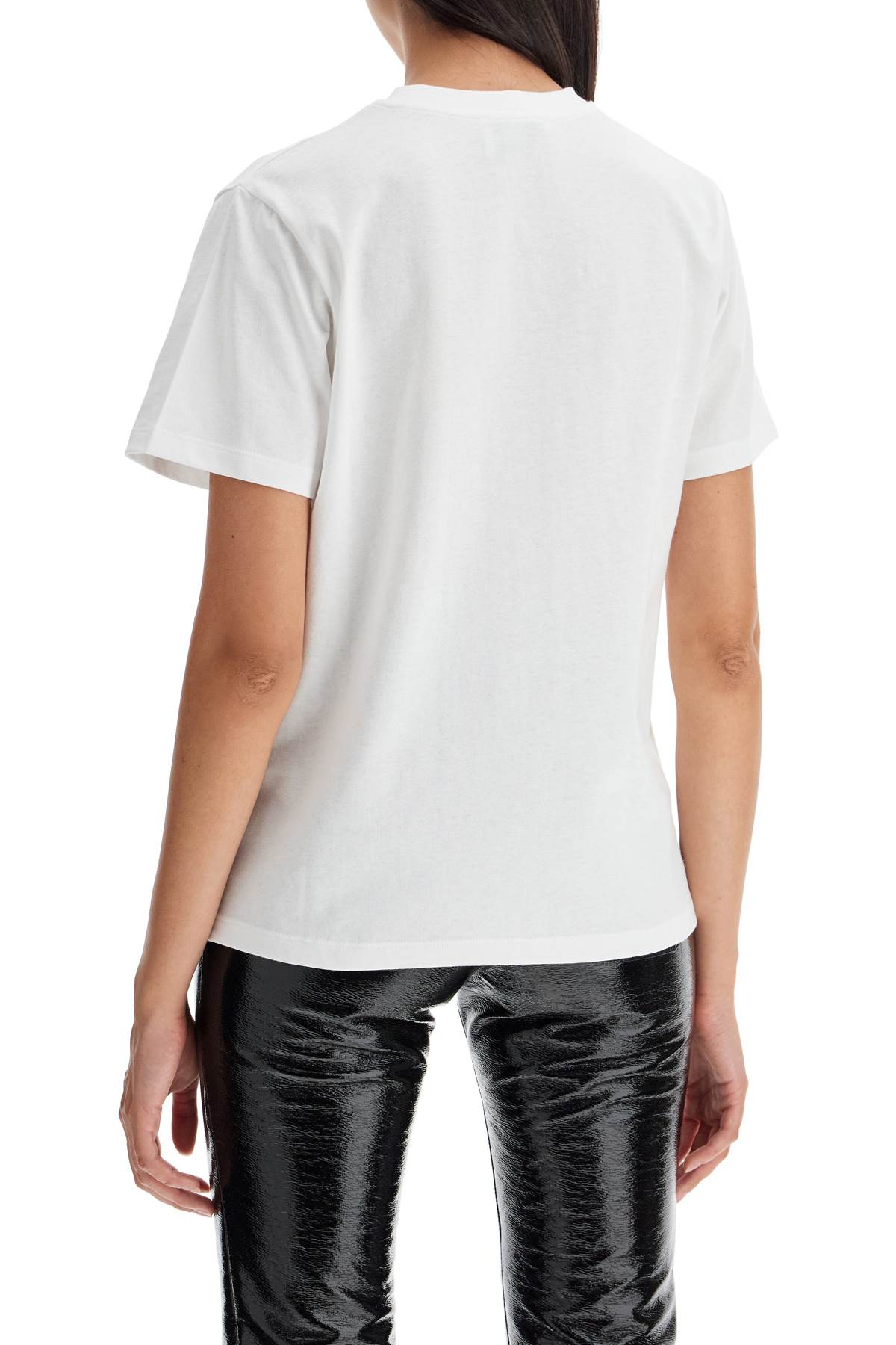 Shop Coperni Boxy Crewneck T In White