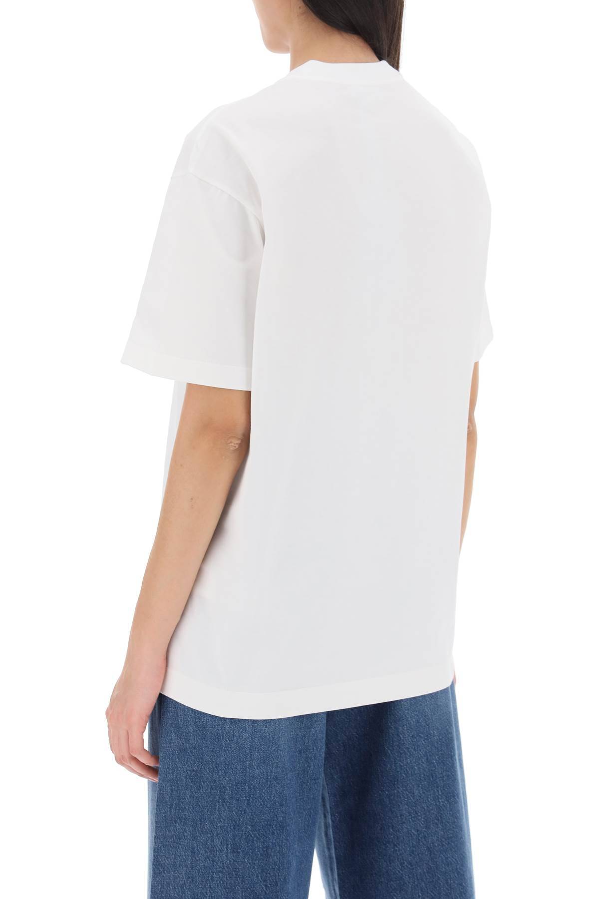 Shop Etro Floral Pegasus Embroidered T-shirt In White
