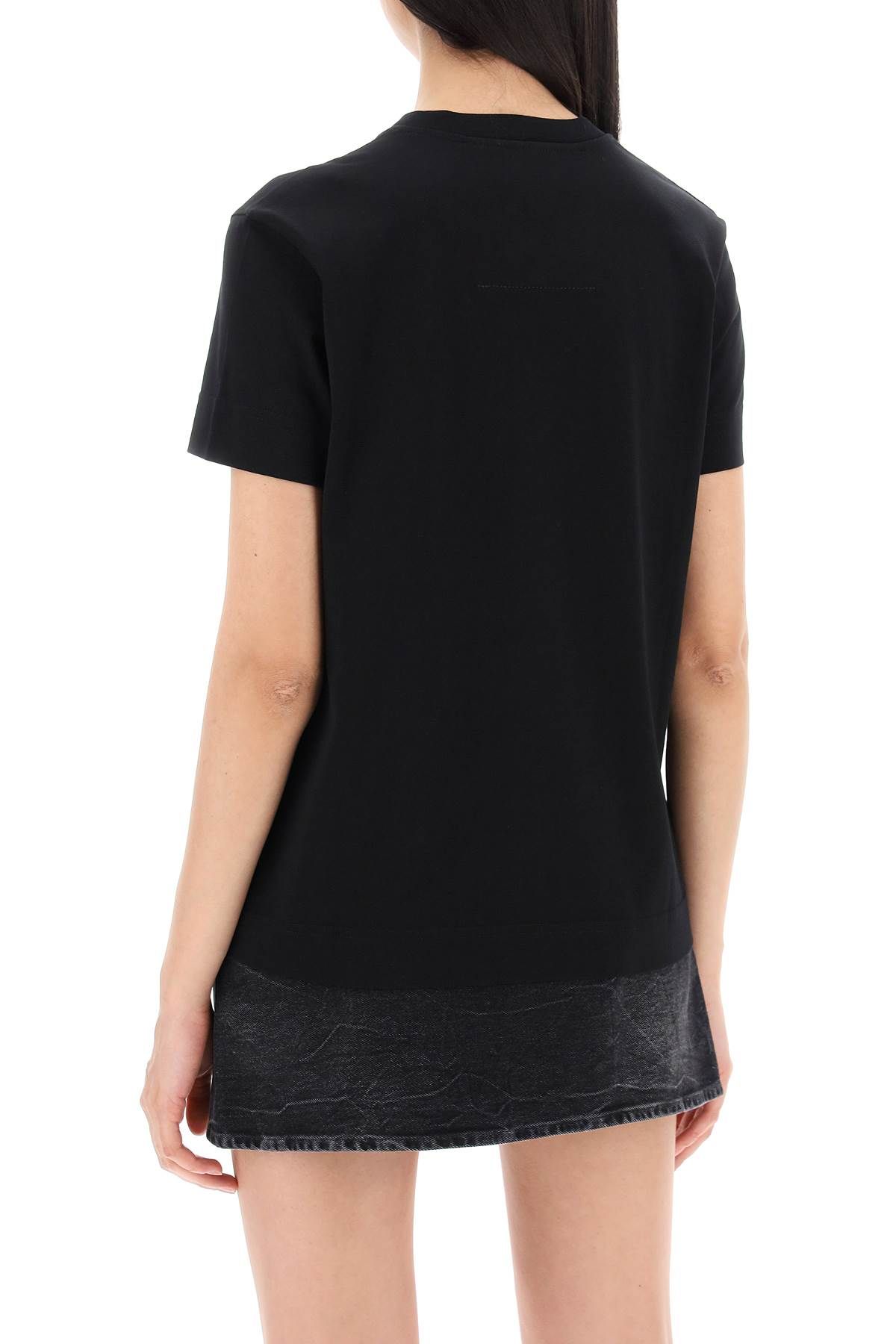 Shop Givenchy 4g Lurex T In Black