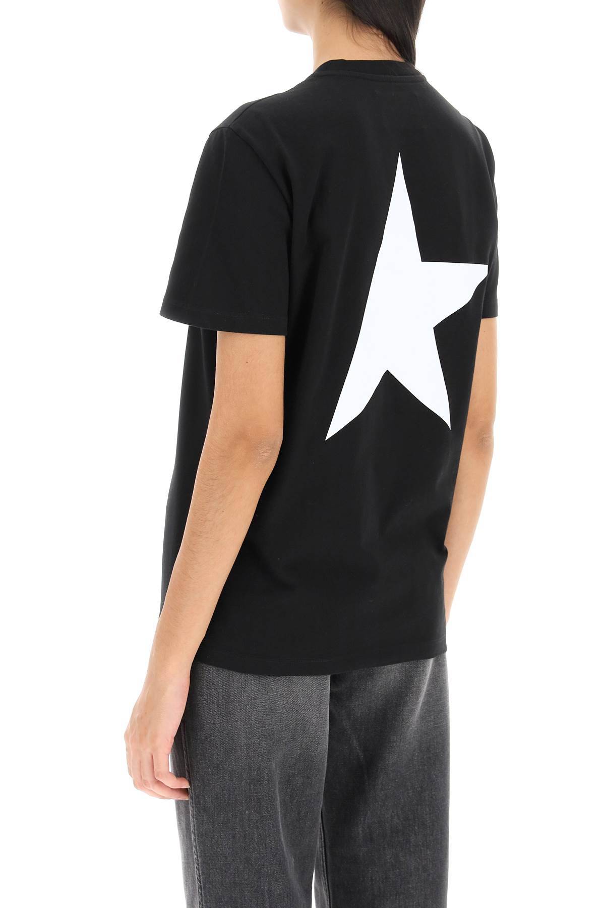 Shop Golden Goose Star T-shirt In Black