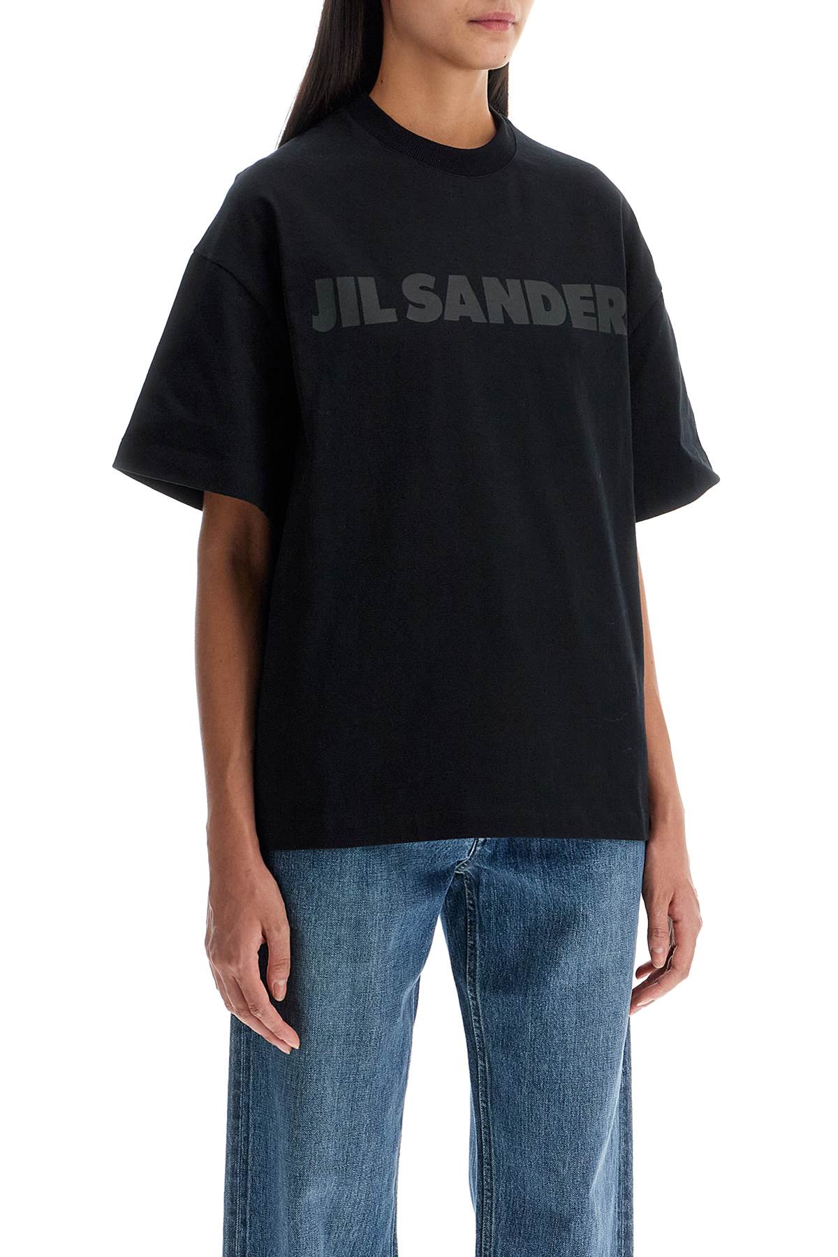 Shop Jil Sander 'oversized T-shirt With In Black