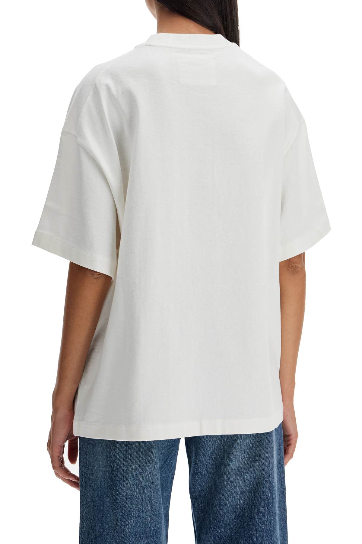 Shop Jil Sander 'oversized T-shirt With In White