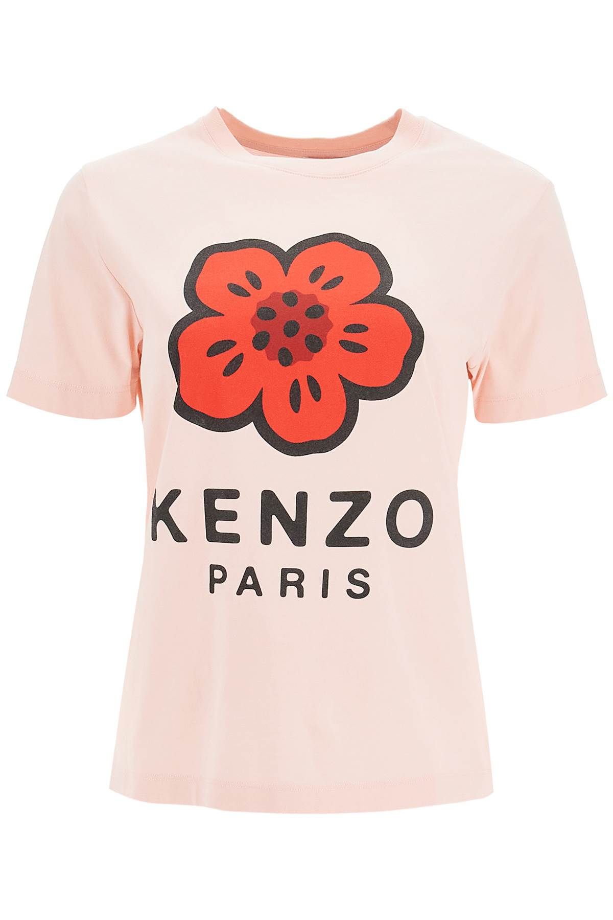 Shop Kenzo Flower Print T-shirt In Black