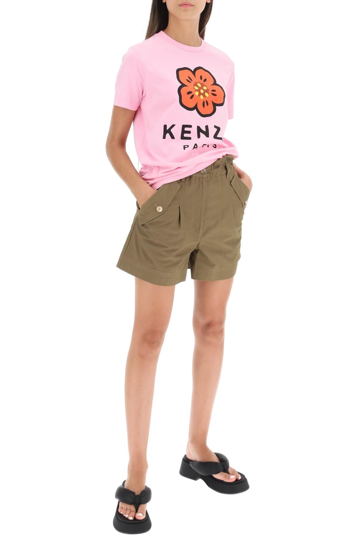 Shop Kenzo Boke Flower Printed T-shirt In Pink