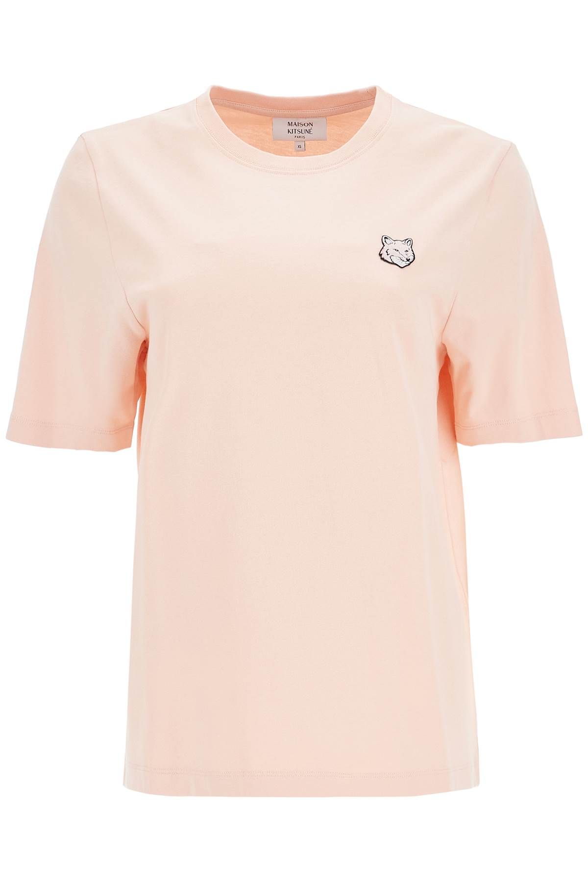 Shop Maison Kitsuné Bold Fox Head T-shirt In Pink