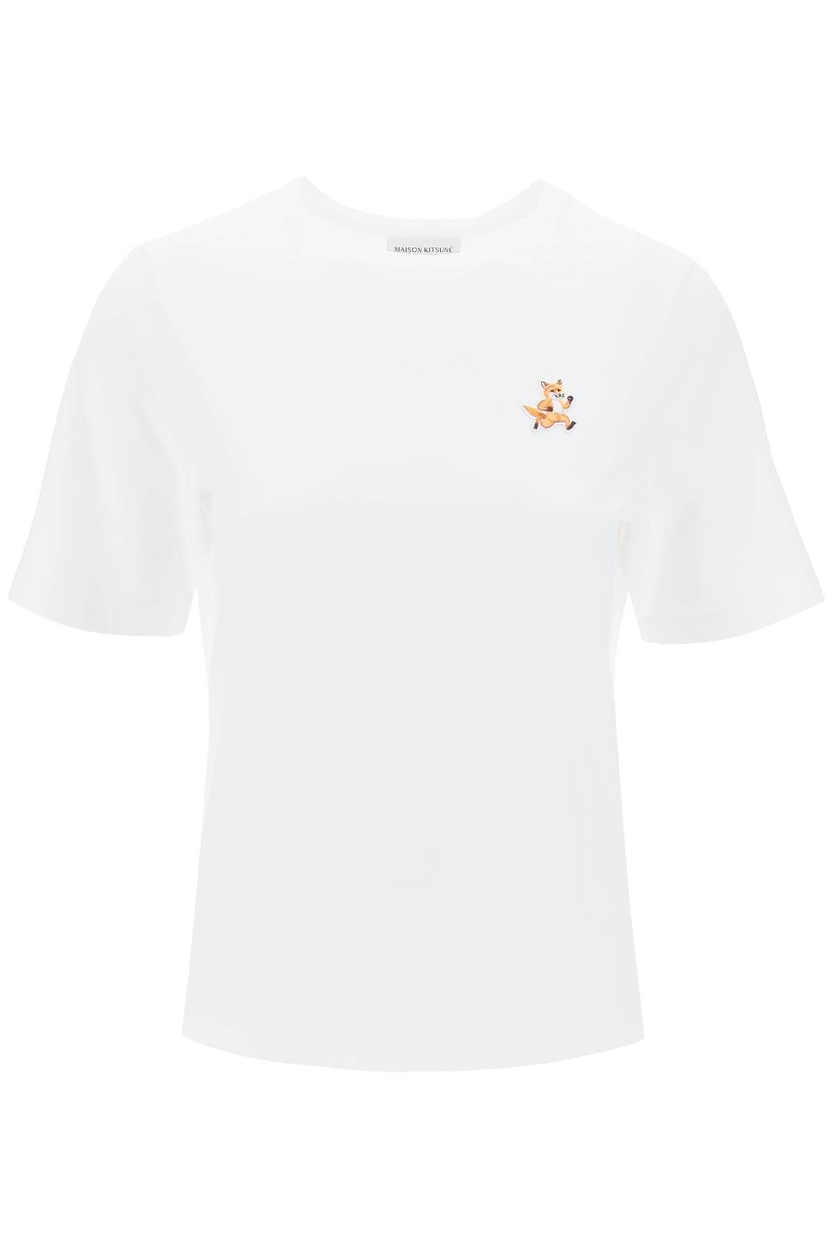 Shop Maison Kitsuné 'speedy Fox Comfort Fit T In White