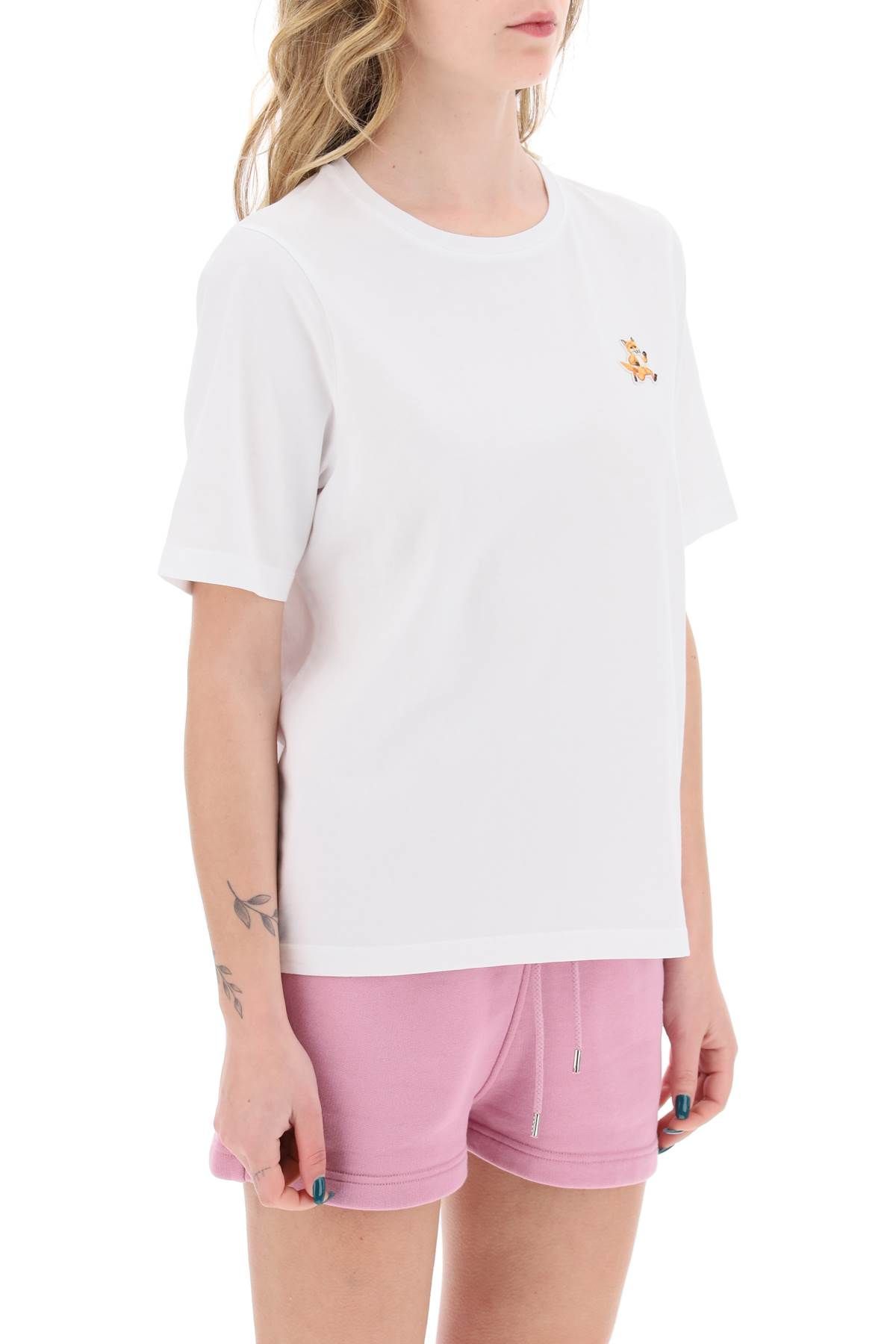 Shop Maison Kitsuné 'speedy Fox Comfort Fit T In White