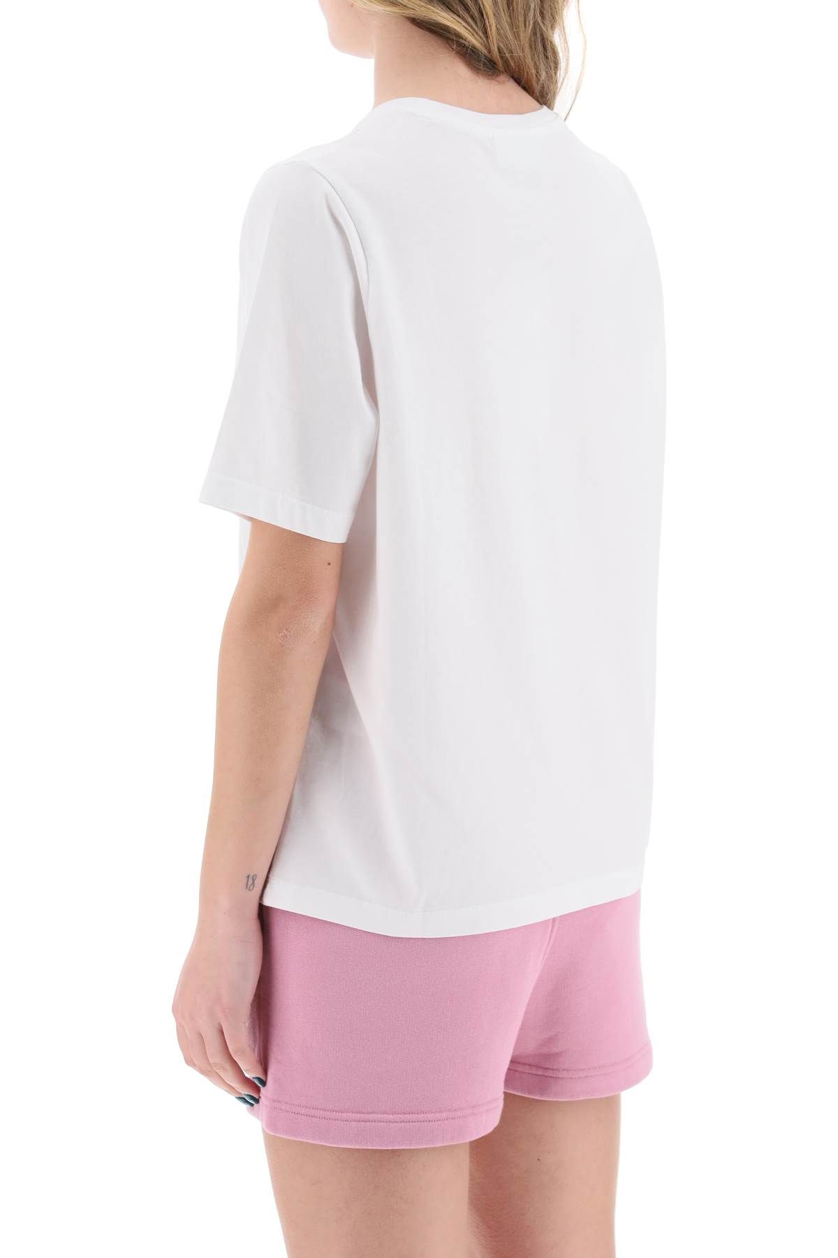 Shop Maison Kitsuné 'speedy Fox Comfort Fit T In White