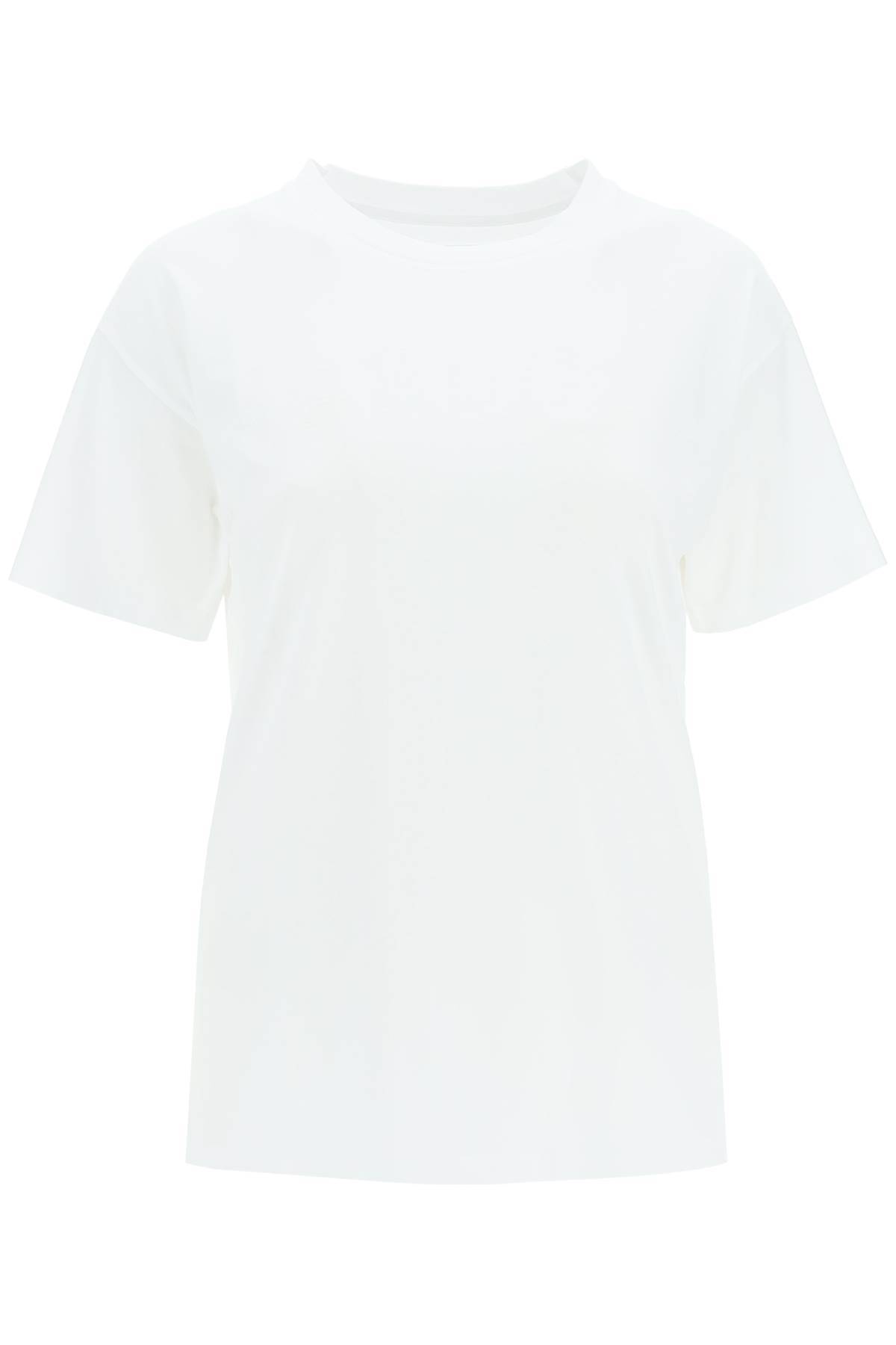 Shop Maison Margiela Vintage-effect Logo T-shirt In White