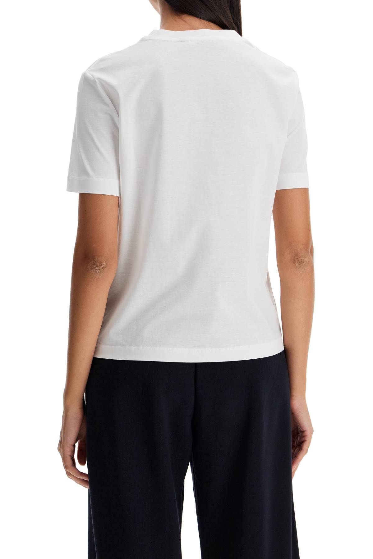 Shop Max Mara T-shirt With Printed Logo In White